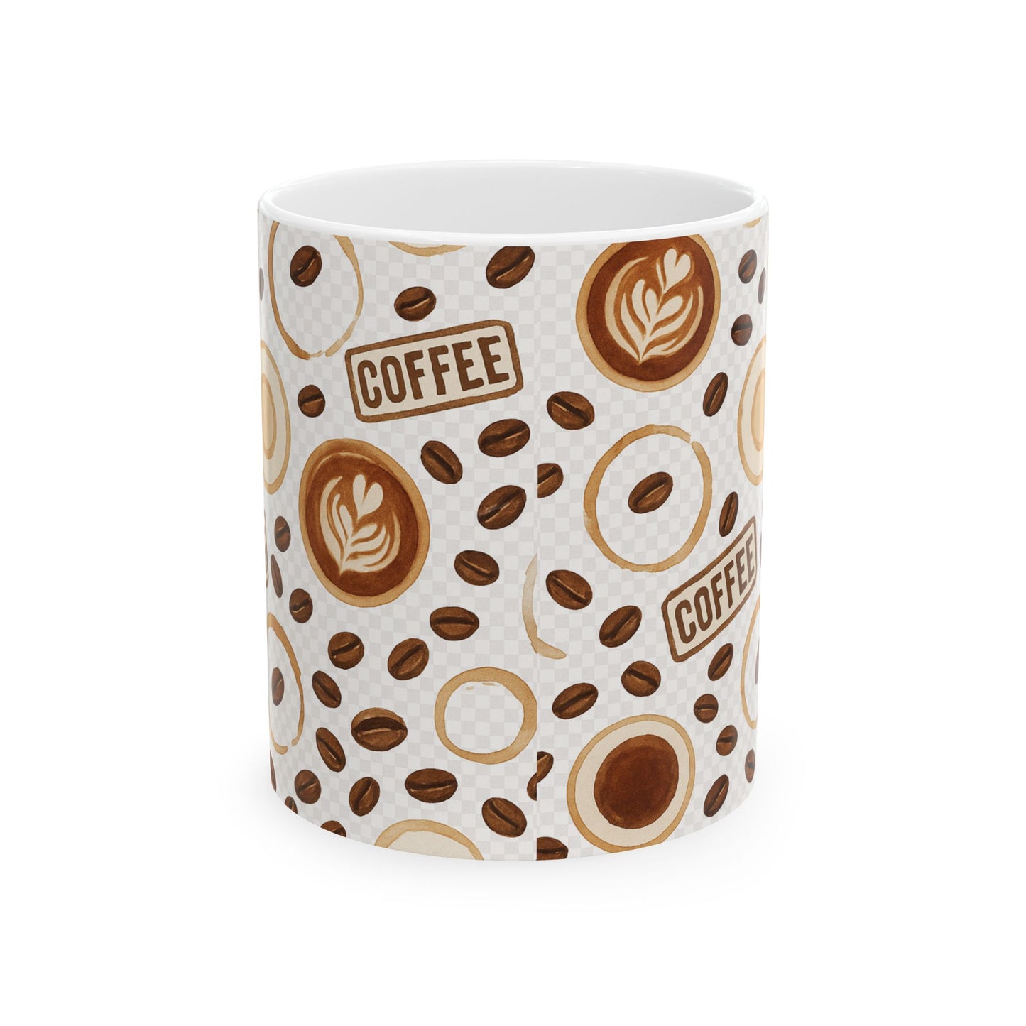 Coffee Lover's Ceramic Mug | 11oz & 15oz | Perfect Gift for Coffee Enthusiasts, Kitchen Decor, Office Use, Coffee Break, Housewarming