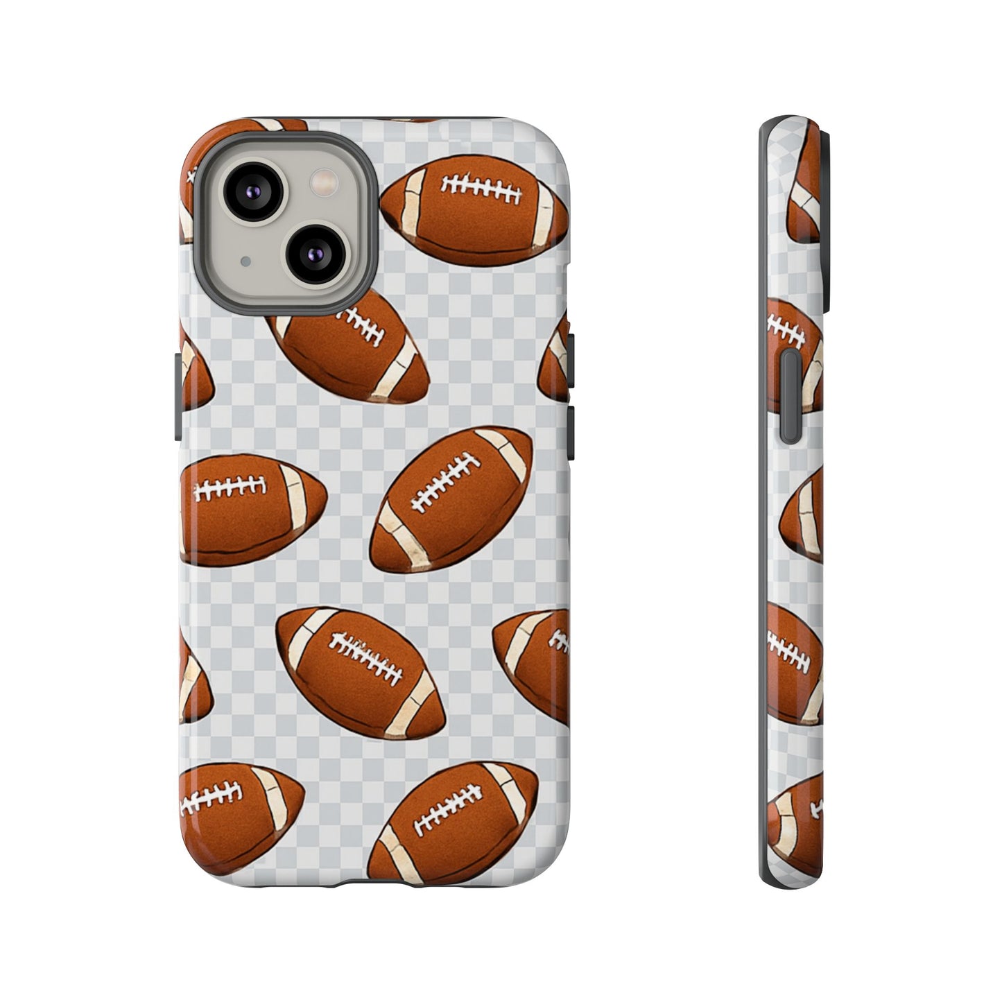 Football Phone Case, Tough Cases for Sports Fans, Unique Gift for Football Lovers, Protective Decor, Athletic Accessories