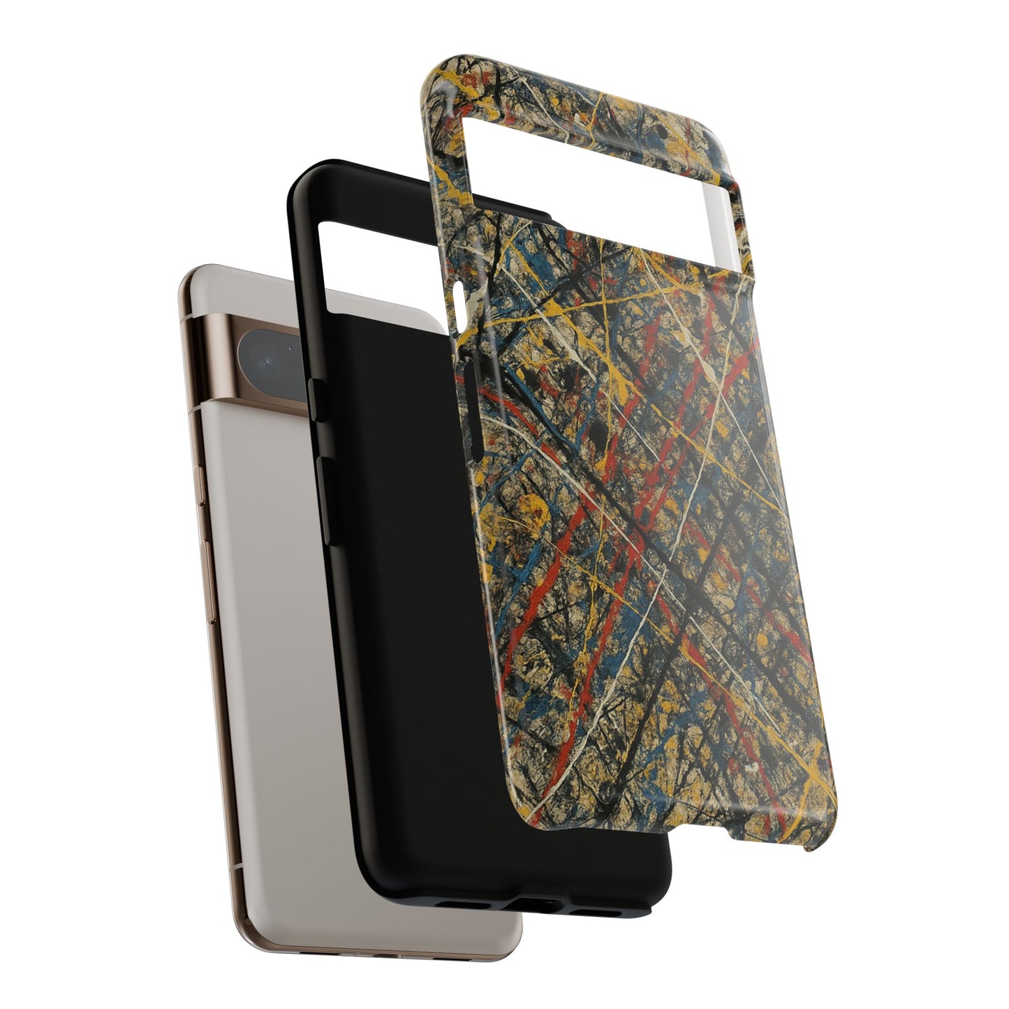 Tough Cases Phone Case - Bold Abstract Design, Stylish Mobile Cover, Unique Gift for Him/Her, Durable Accessory, Trendy Protection