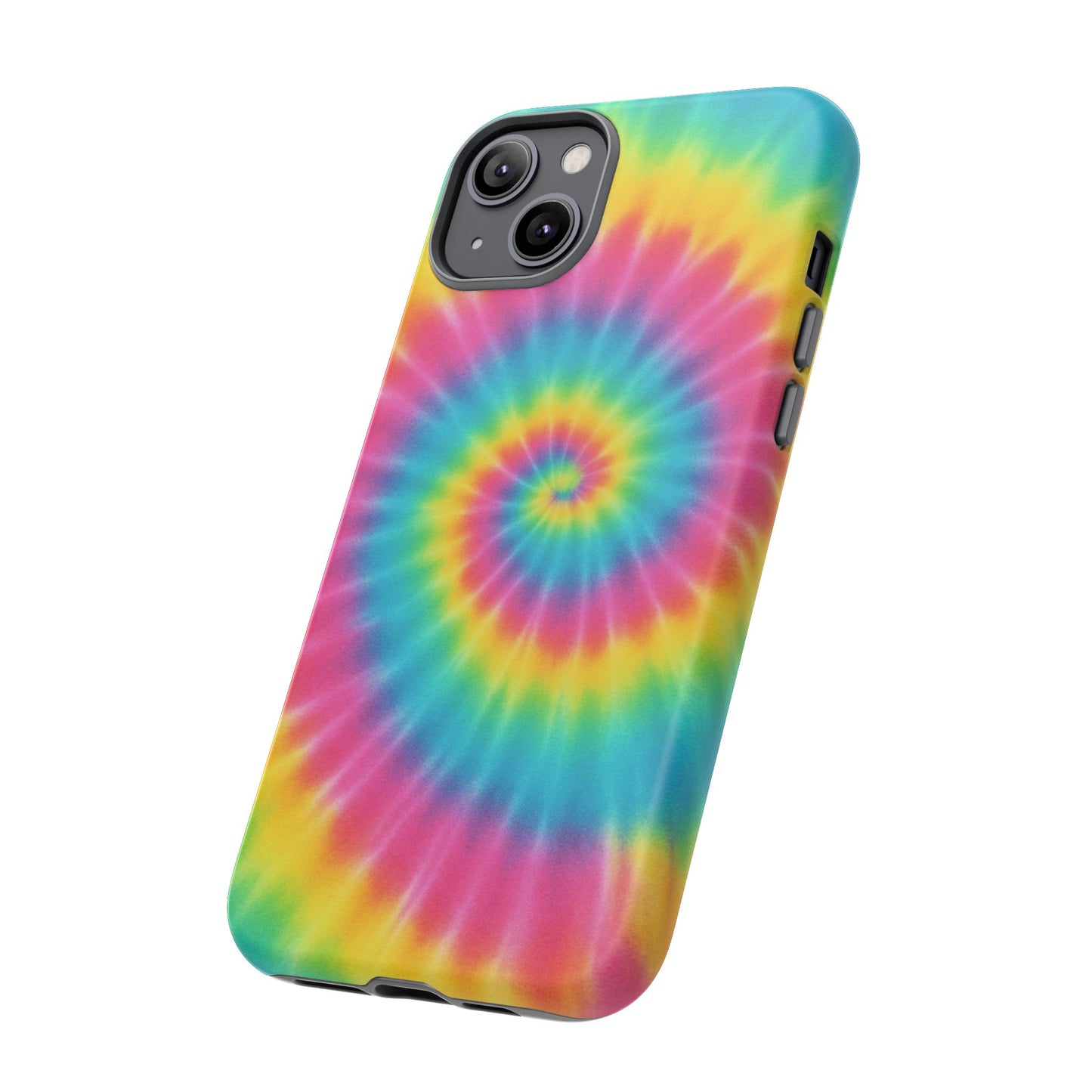 Colorful Tie-Dye Phone Case, Vibrant Phone Cover, Boho Style Accessory, Gift for Teens, Trendy Phone Accessories