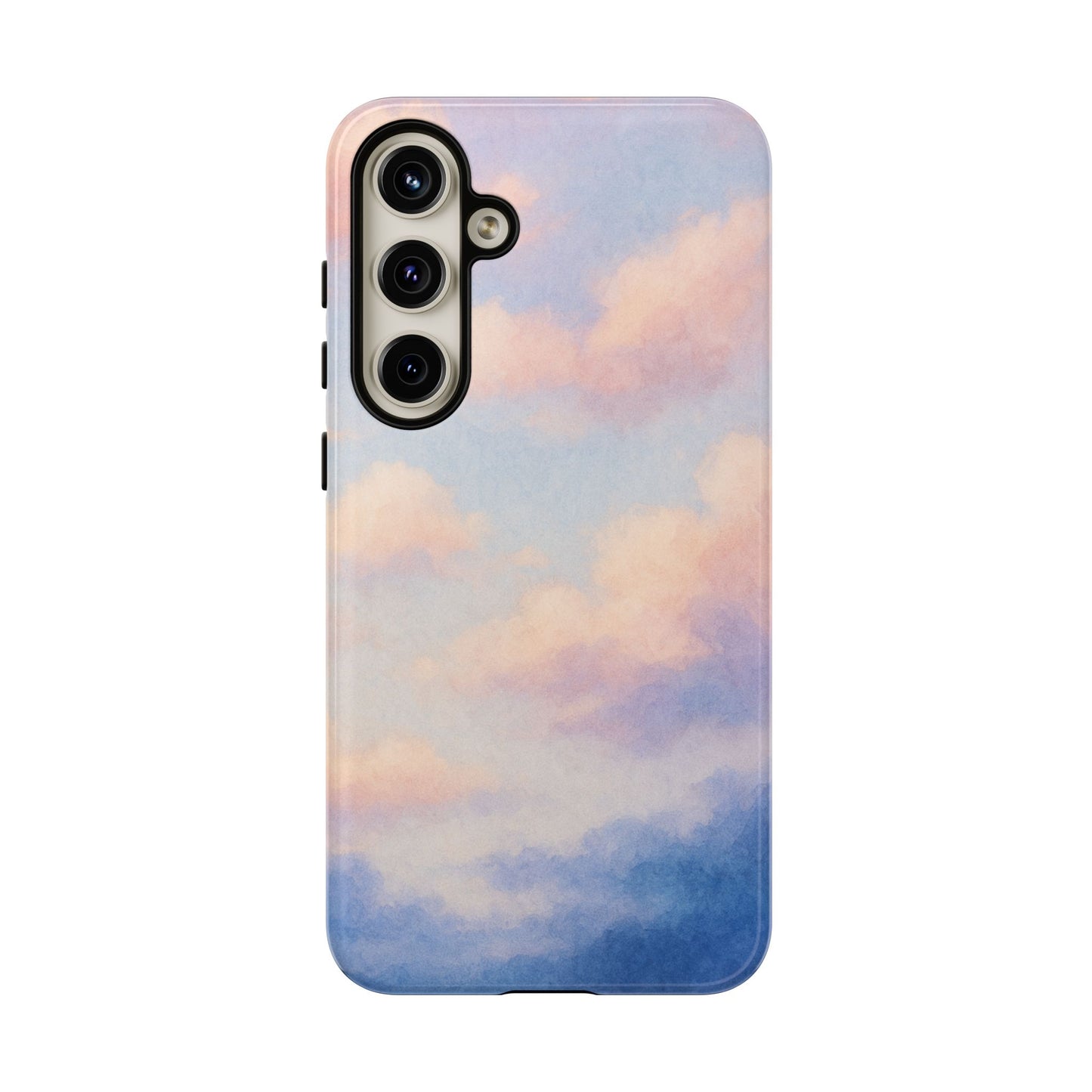 Sky Blue Cloud Phone Case, Tough Phone Cover, Aesthetic Cell Phone Accessory, Gift for Teen, Trendy Tech Protection