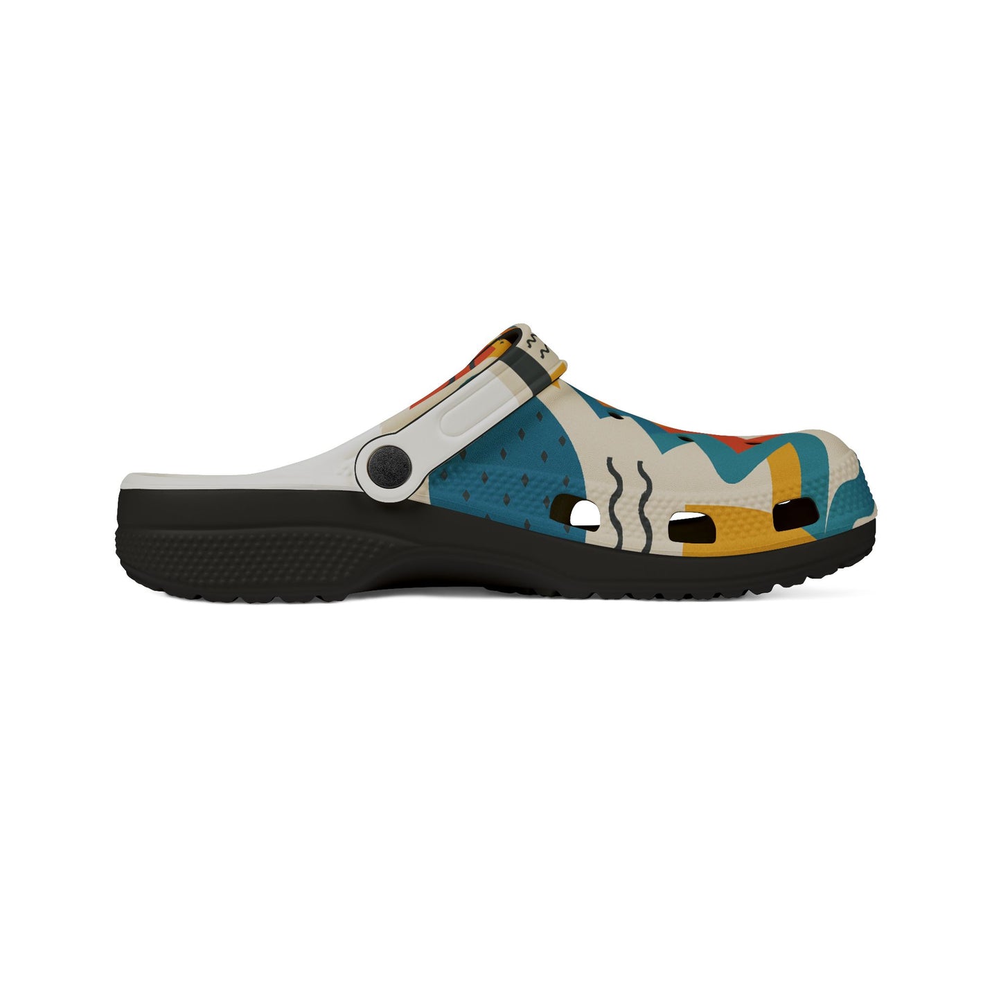 Colorful Patterned EVA Foam Clogs, Stylish Slip-On Shoes, Casual Footwear, Summer Accessories, Unique Gift Idea