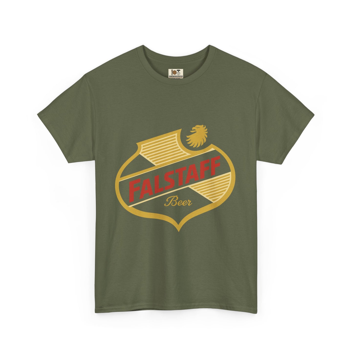Vintage Falstaff Beer Unisex Heavy Cotton Tee | Retro Beer Graphic Shirt, Casual Wear, Gift for Beer Lovers, Party Outfit, Summer Top
