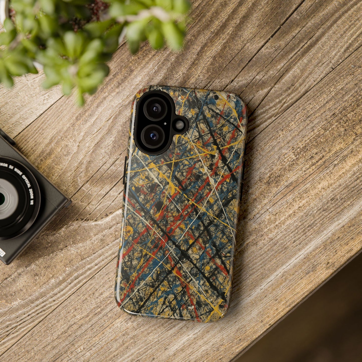 Tough Cases Phone Case - Bold Abstract Design, Stylish Mobile Cover, Unique Gift for Him/Her, Durable Accessory, Trendy Protection
