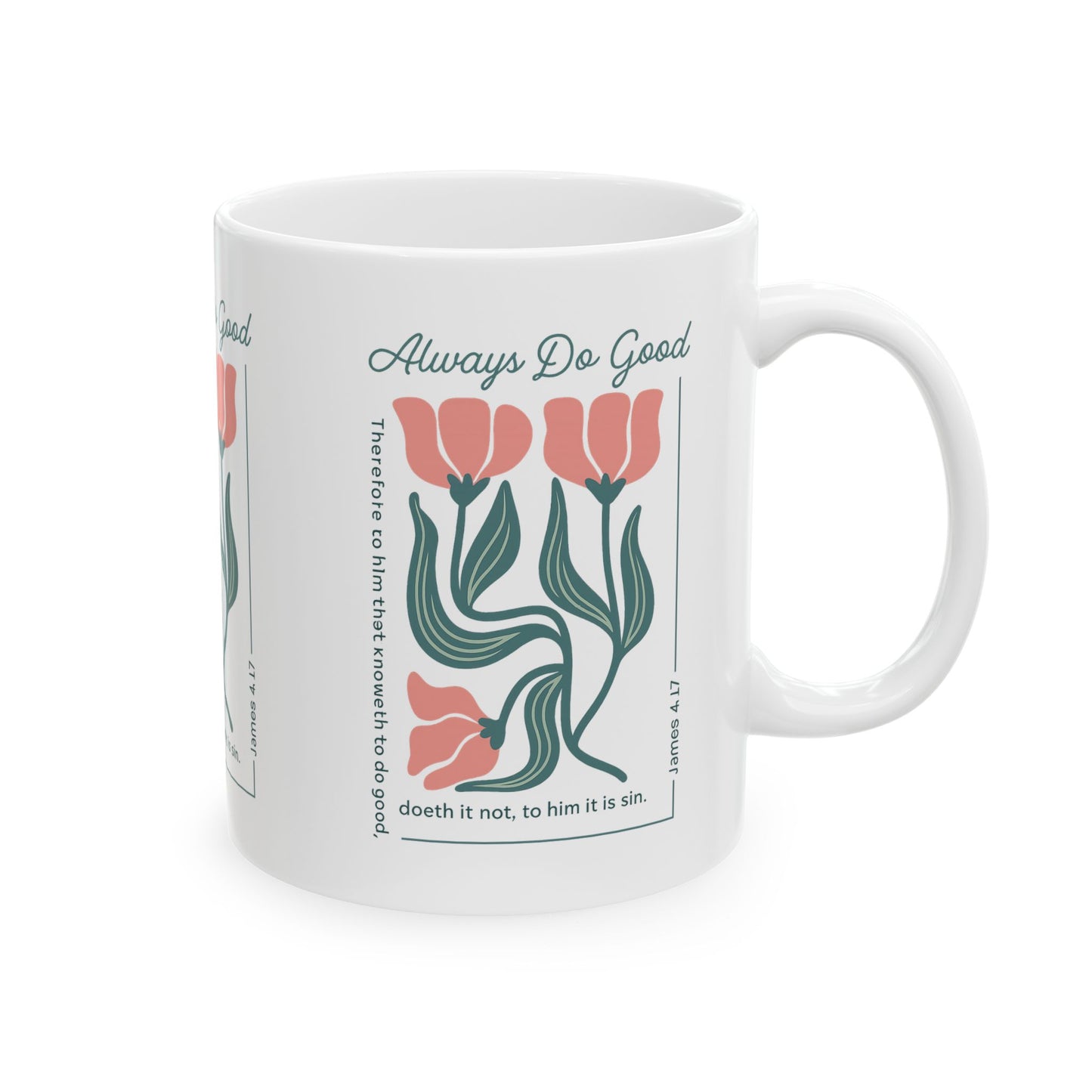 Uplifting Floral Ceramic Mug: Always Do Good Inspirational Gift, Motivational Coffee Cup, Encouraging Tea Mug, Perfect for Mother's [...]