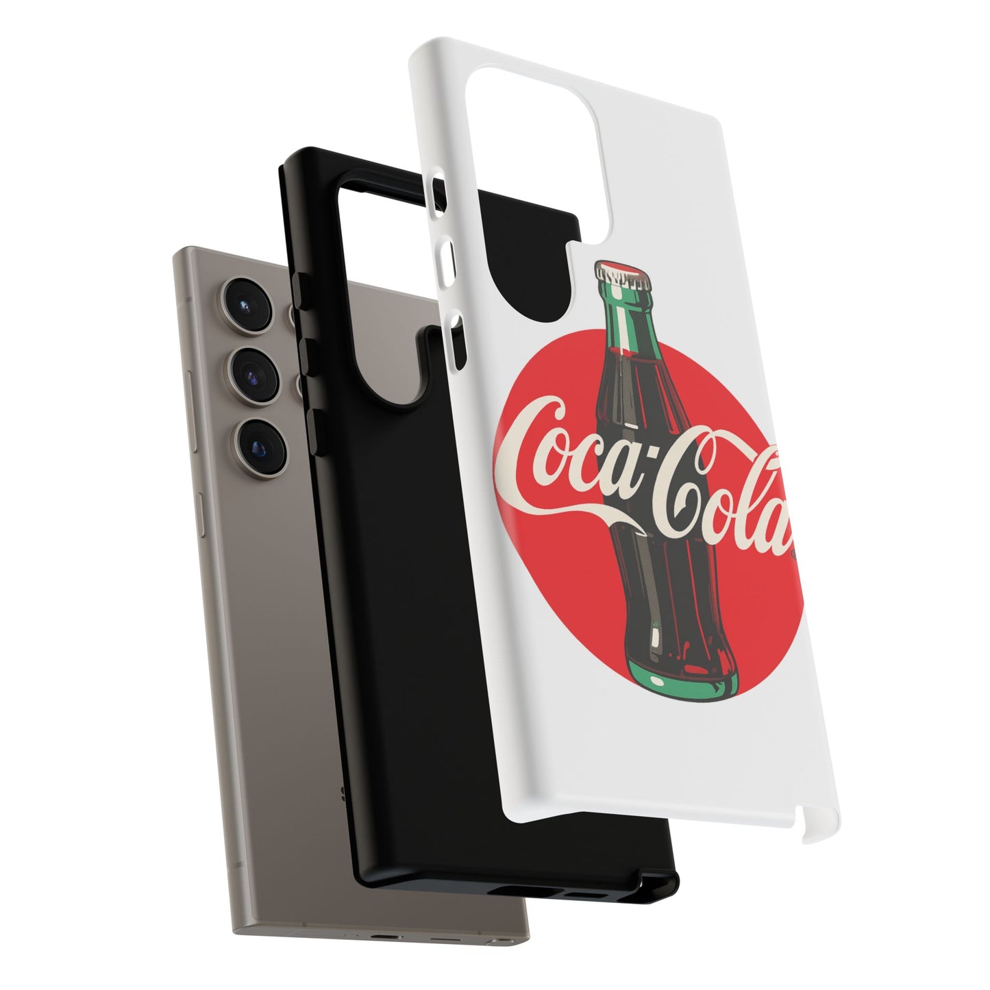 Coca-Cola Tough Phone Cases, Vintage Soda Drink, Retro Style, Unique Gift, Phone Accessories, Summer Vibes