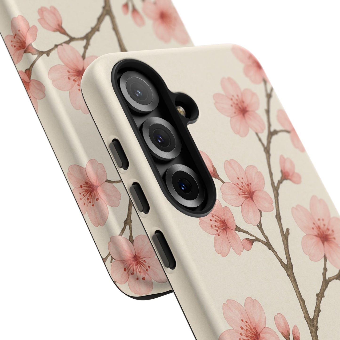 Cherry Blossom Phone Case, Floral Phone Cover, Tough Case for Gifts, Spring Decor, Cute Tech Accessories, Nature Lover's Gift