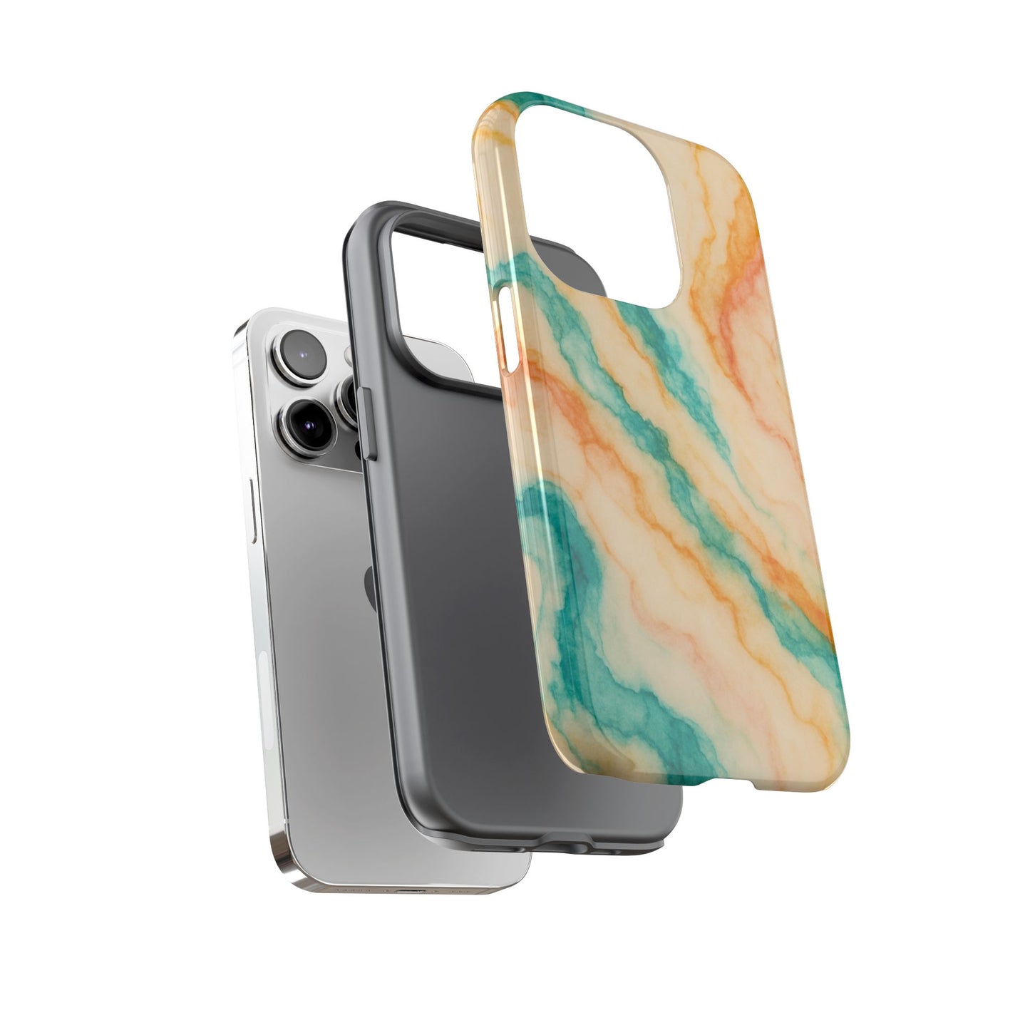 Stylish Phone Case - Tough Cases with Abstract Marble Design, Trendy Accessory, Gift for Her, Protective Case, Unique Phone Cover