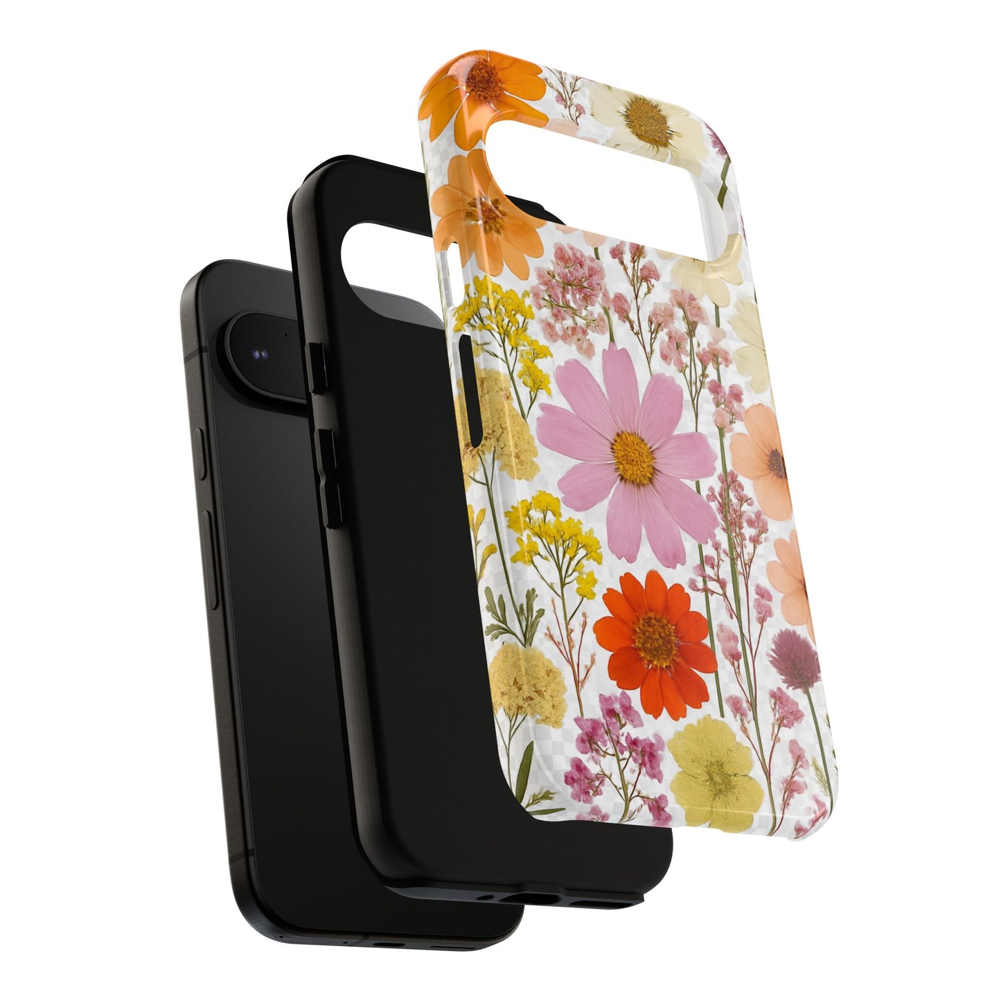 Floral Phone Case - Tough Cases, Stylish Protective Cover, Flower Design, Trendy Gift, Nature Lover Accessory, DRIED FLOWERS