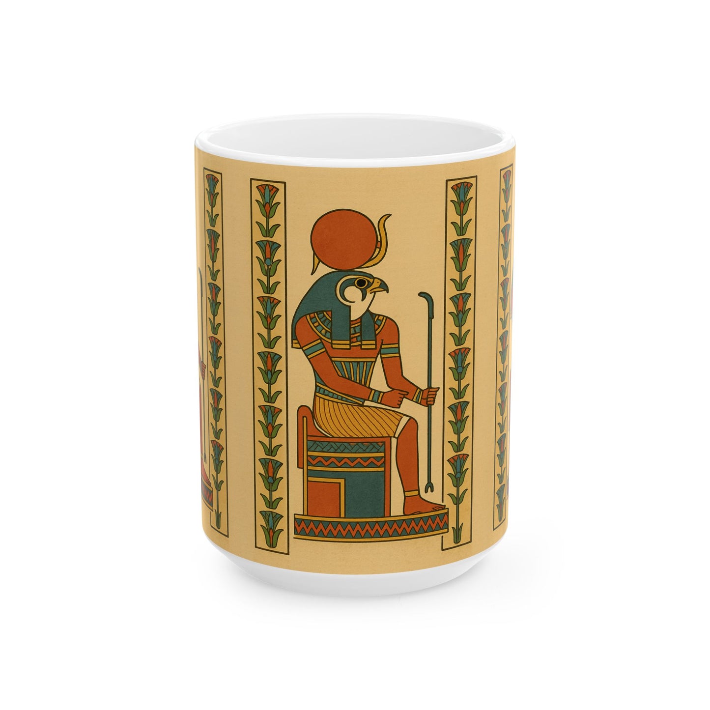 Egyptian Goddess Ceramic Mug - Unique Coffee Cup, Perfect for Gifts, Home Decor, Kitchen, Ancient Art Lovers, 11oz & 15oz