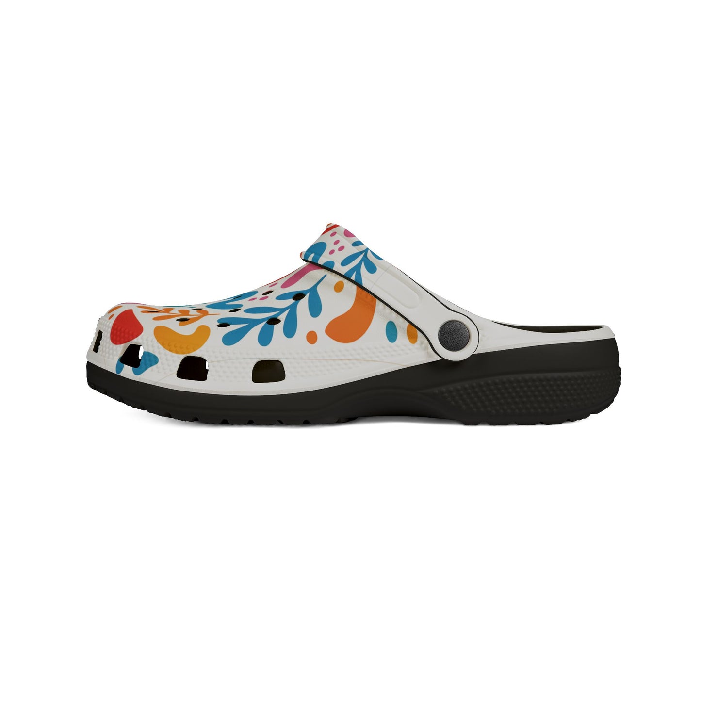 Colorful AOP EVA Foam Rubber Shoes with Vibrant Floral Design, Slip-On Clogs, Fun Garden Shoes, All-Occasion Footwear, Summer Style, [...]