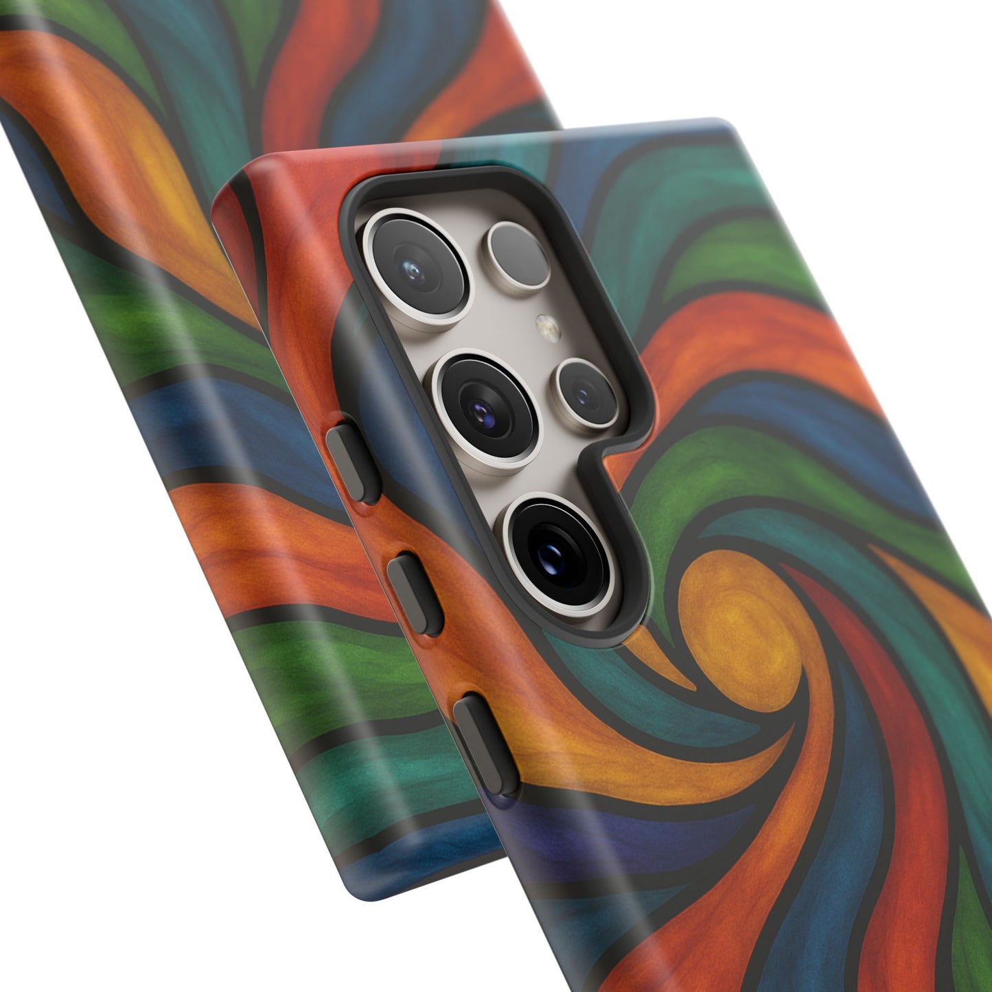 Colorful Swirl Phone Case | Tough Cases, Vibrant Design, Gift for Art Lovers, Funky Case, Unique Phone Accessories