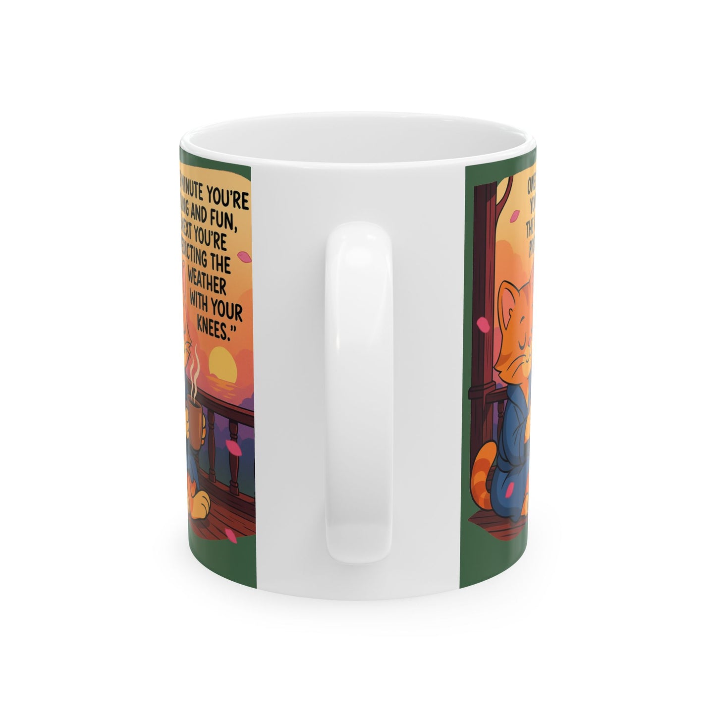 Cozy Cat Quote Ceramic Mug, Funny Gift, Cat Lover Mug, Home Decor, Tea and Coffee Cup, Perfect for Birthday or Holiday