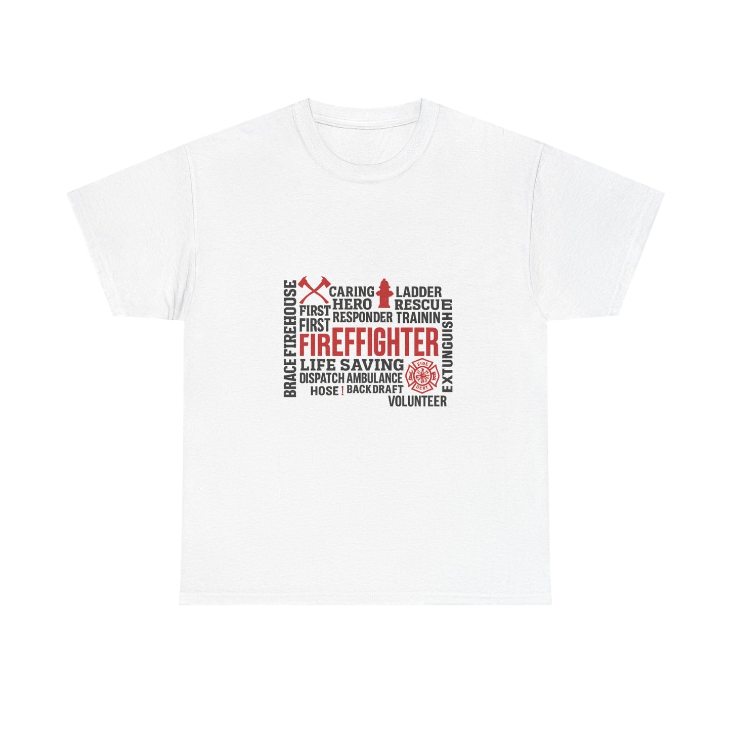 Firefighter Tribute Tee, Unisex Heavy Cotton Shirt, First Responder Gift, Firefighter Appreciation, Emergency Service Apparel, [...]