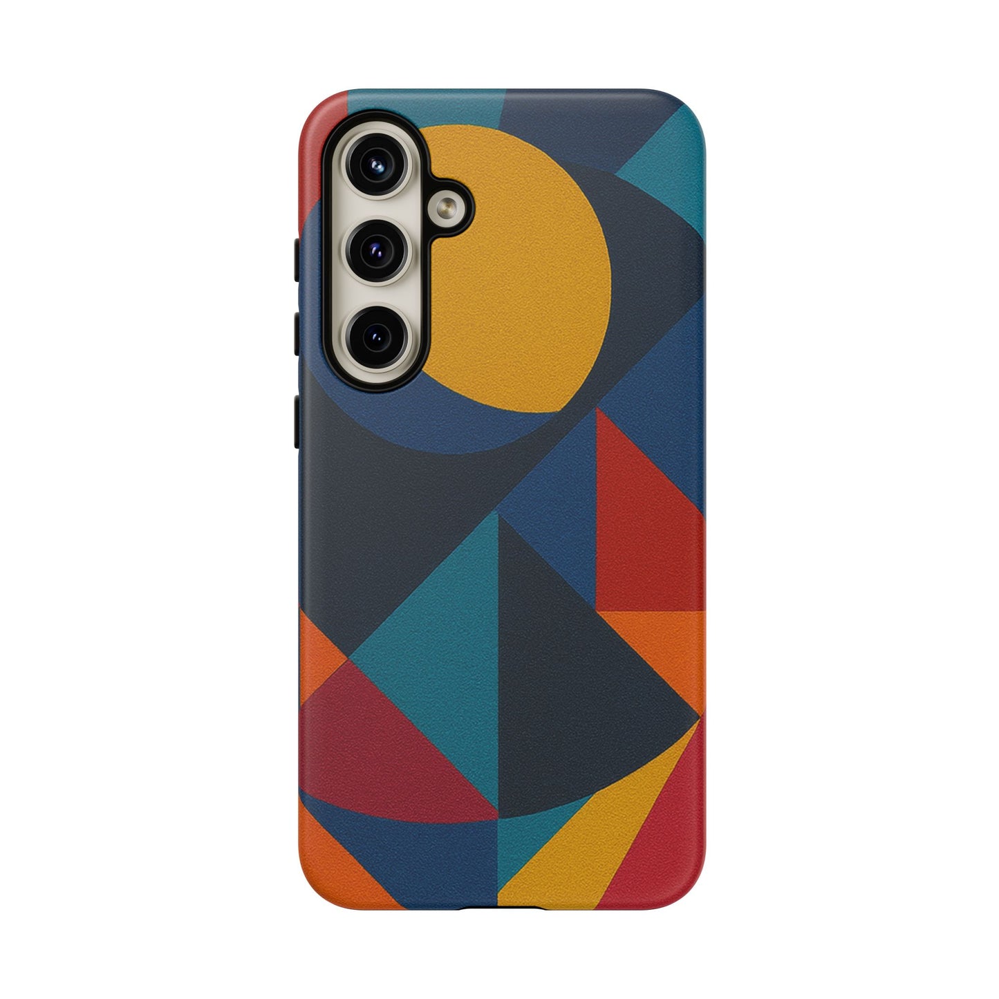 Vibrant Phone Case, Colorful Phone Cover, Geometric Design, Artistic Gift, Trendy Accessory, Vibrant Colors, Unique Design