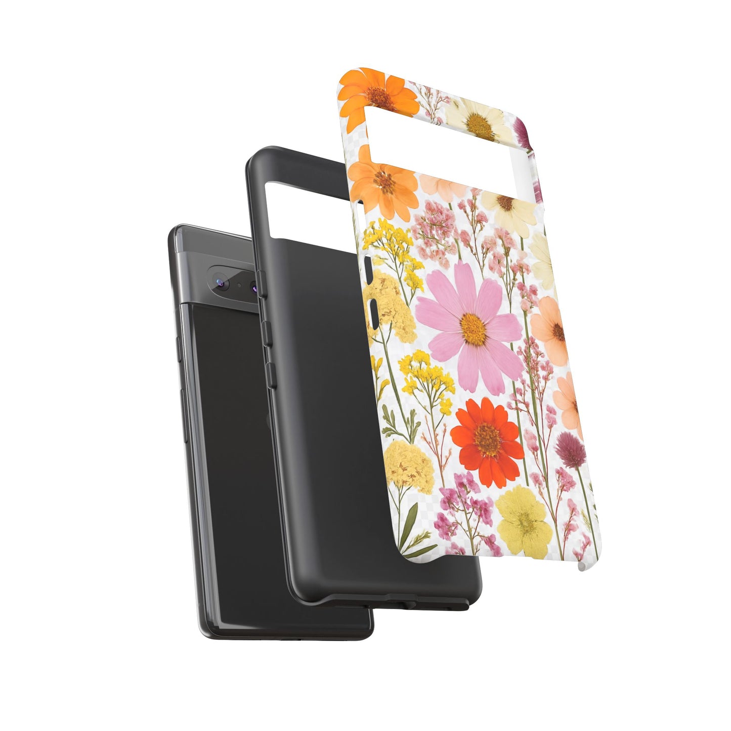 Floral Phone Case - Tough Cases, Stylish Protective Cover, Flower Design, Trendy Gift, Nature Lover Accessory, DRIED FLOWERS