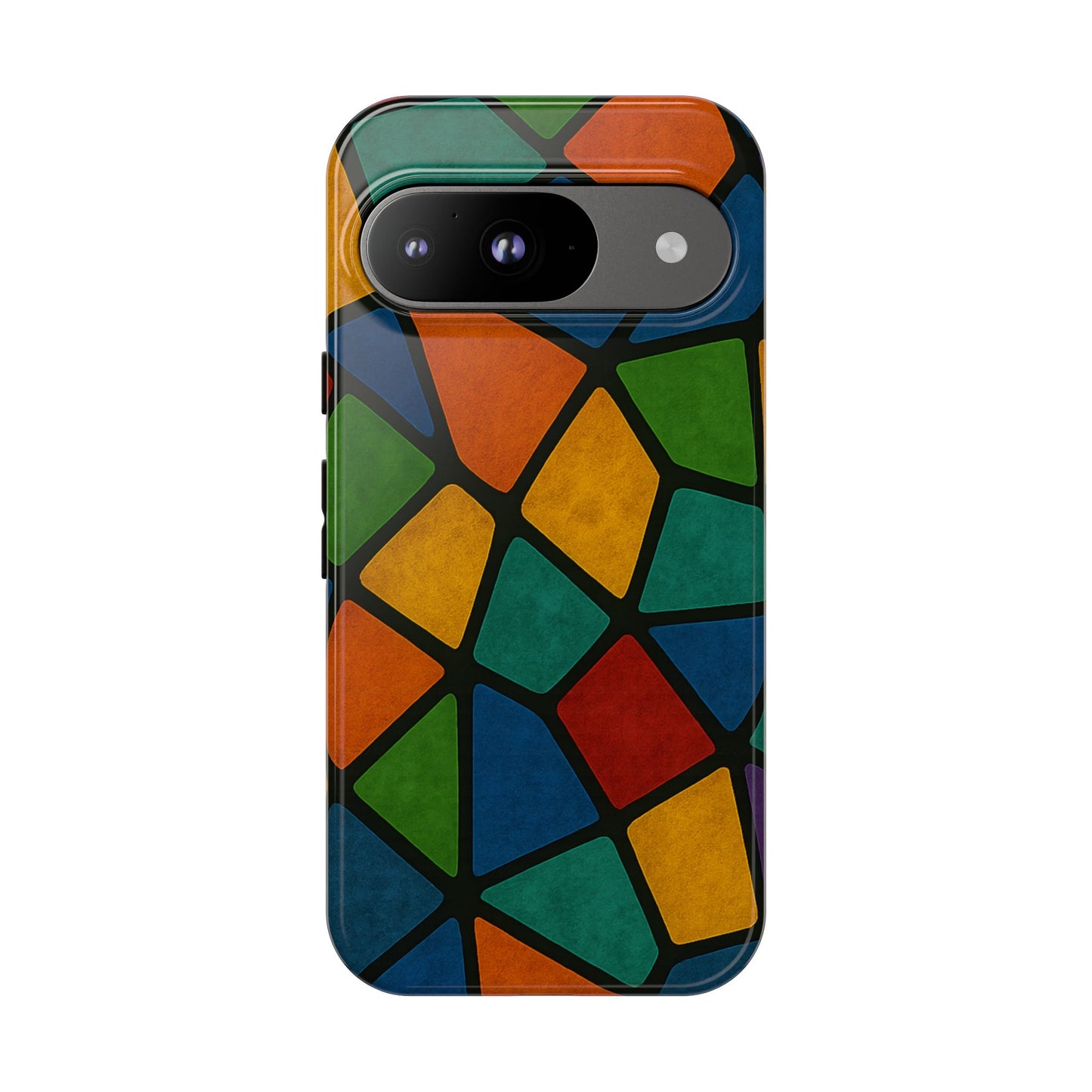 Colorful Mosaic Phone Case, Tough Cell Phone Cover, Vibrant Smartphone Protector, Unique Gift for Weddings, Birthday, Holidays