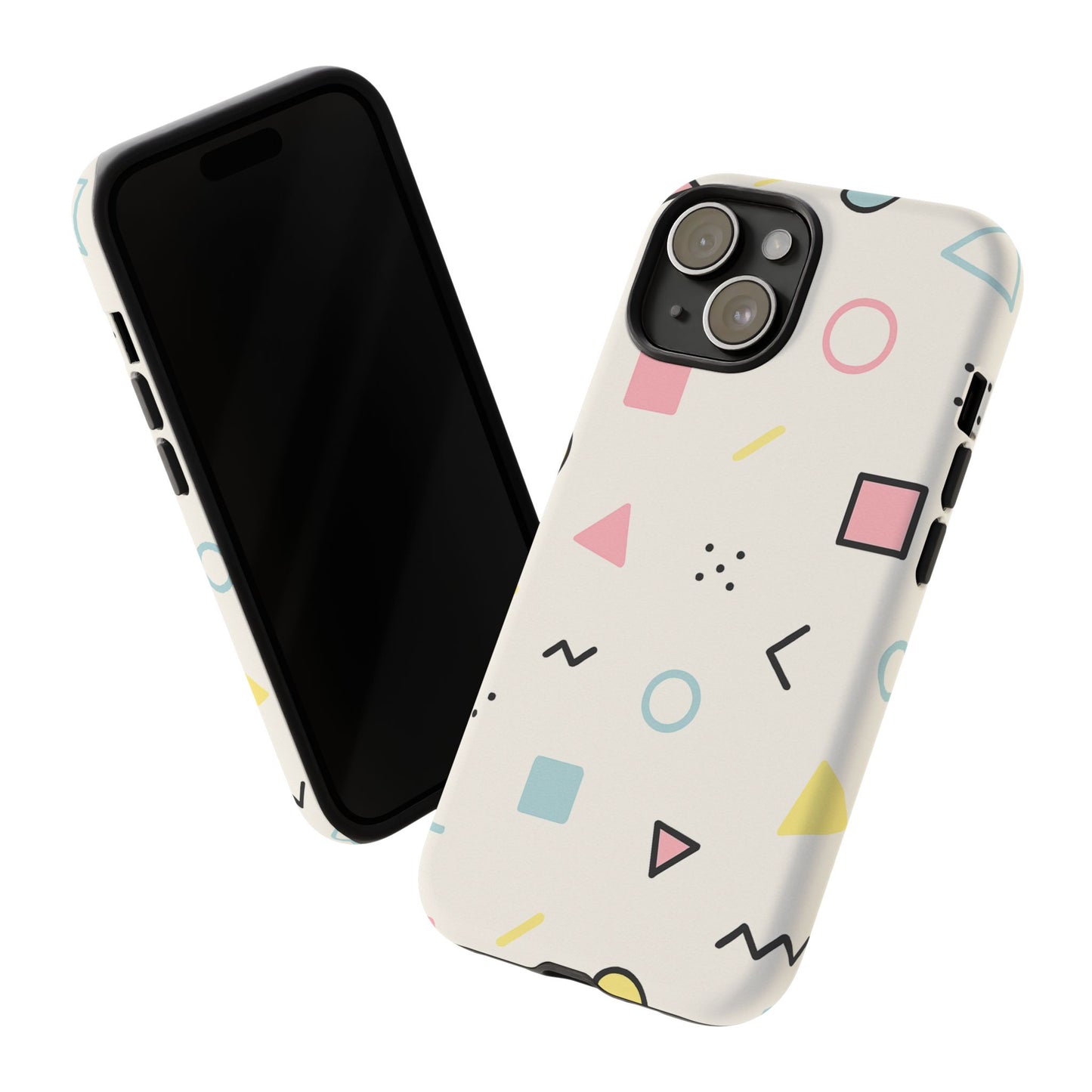 Geometric Phone Case - Stylish Tough Cases for Trendsetters, Unique Phone Covers, Modern Accessories, Gift Ideas for Her