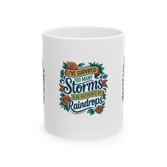 Inspirational Ceramic Mug, Motivational Coffee Cup, Gifts for Friends, Encouragement Mug, Self-Care Quote, Unique Housewarming Gift
