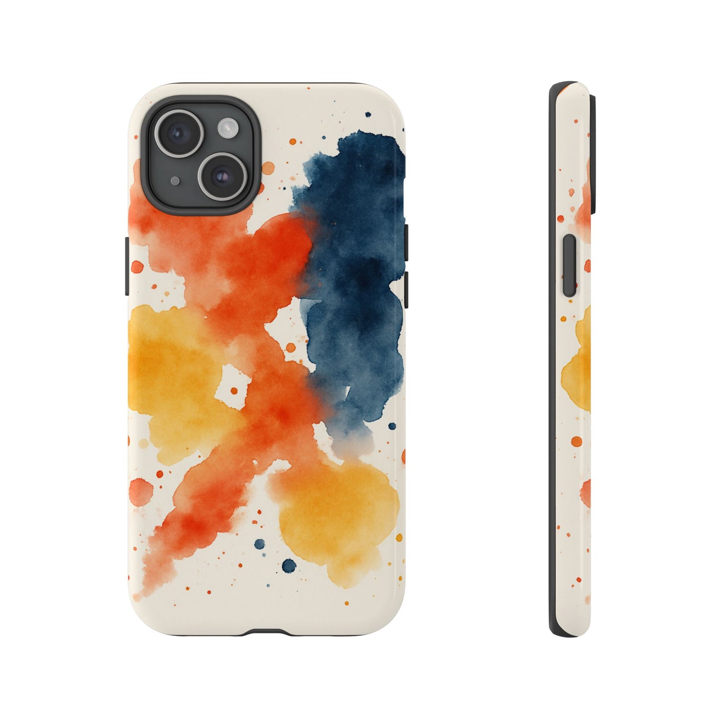 Watercolor Phone Case - Abstract Design, Tough Cases for Men & Women, Stylish Gift, Artistic Accessory for All Occasions