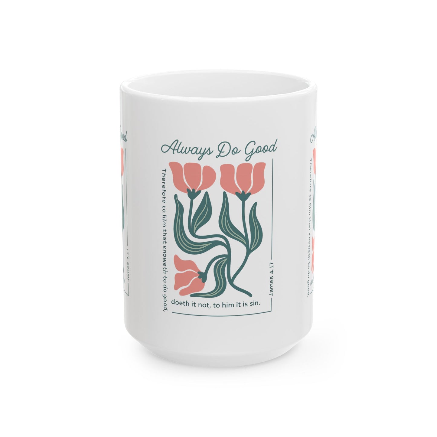 Uplifting Floral Ceramic Mug: Always Do Good Inspirational Gift, Motivational Coffee Cup, Encouraging Tea Mug, Perfect for Mother's [...]