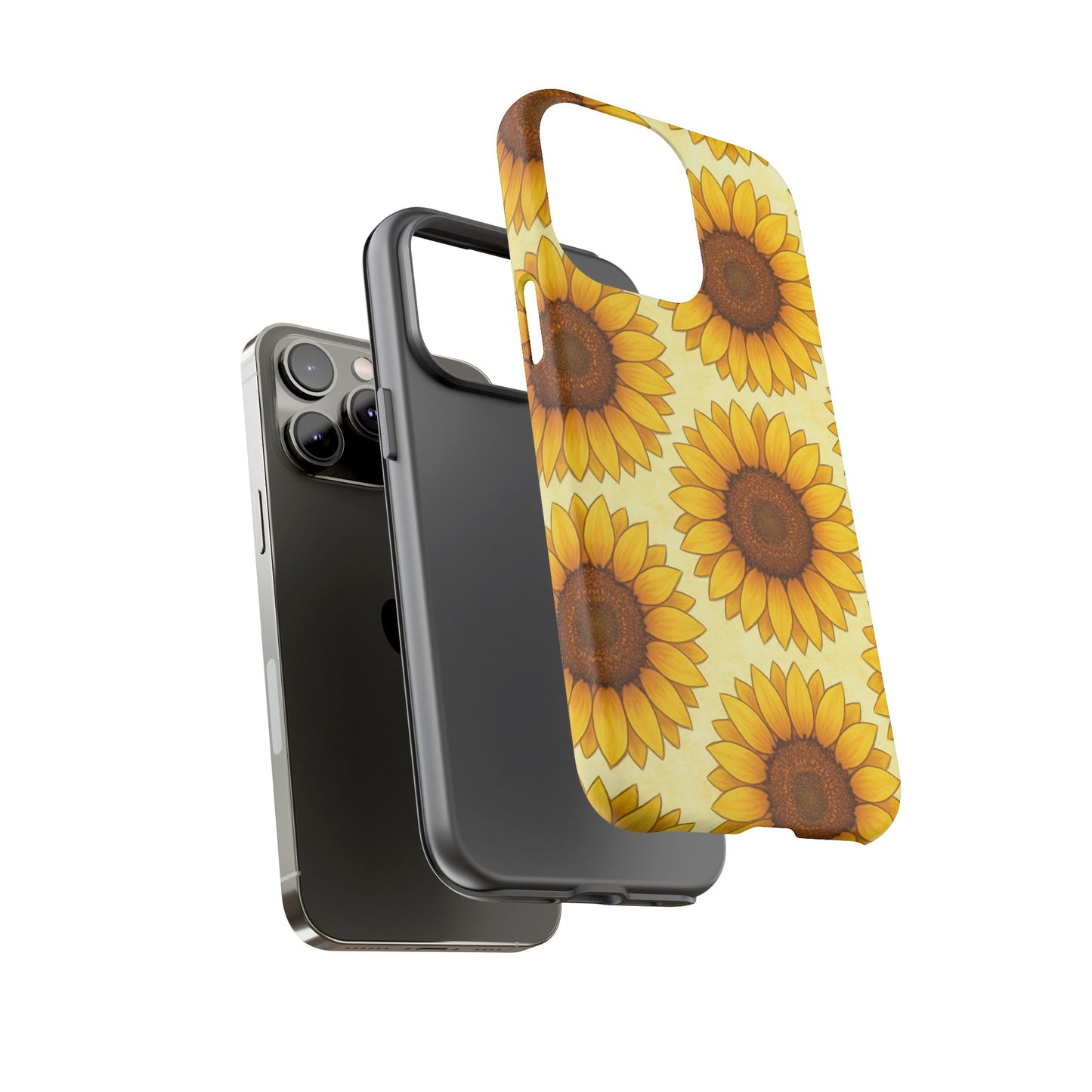 Sunflower Phone Cases - Tough Cases for Nature Lovers, Gift for Friends, Floral Design, Protective Case, Sunflower Decor