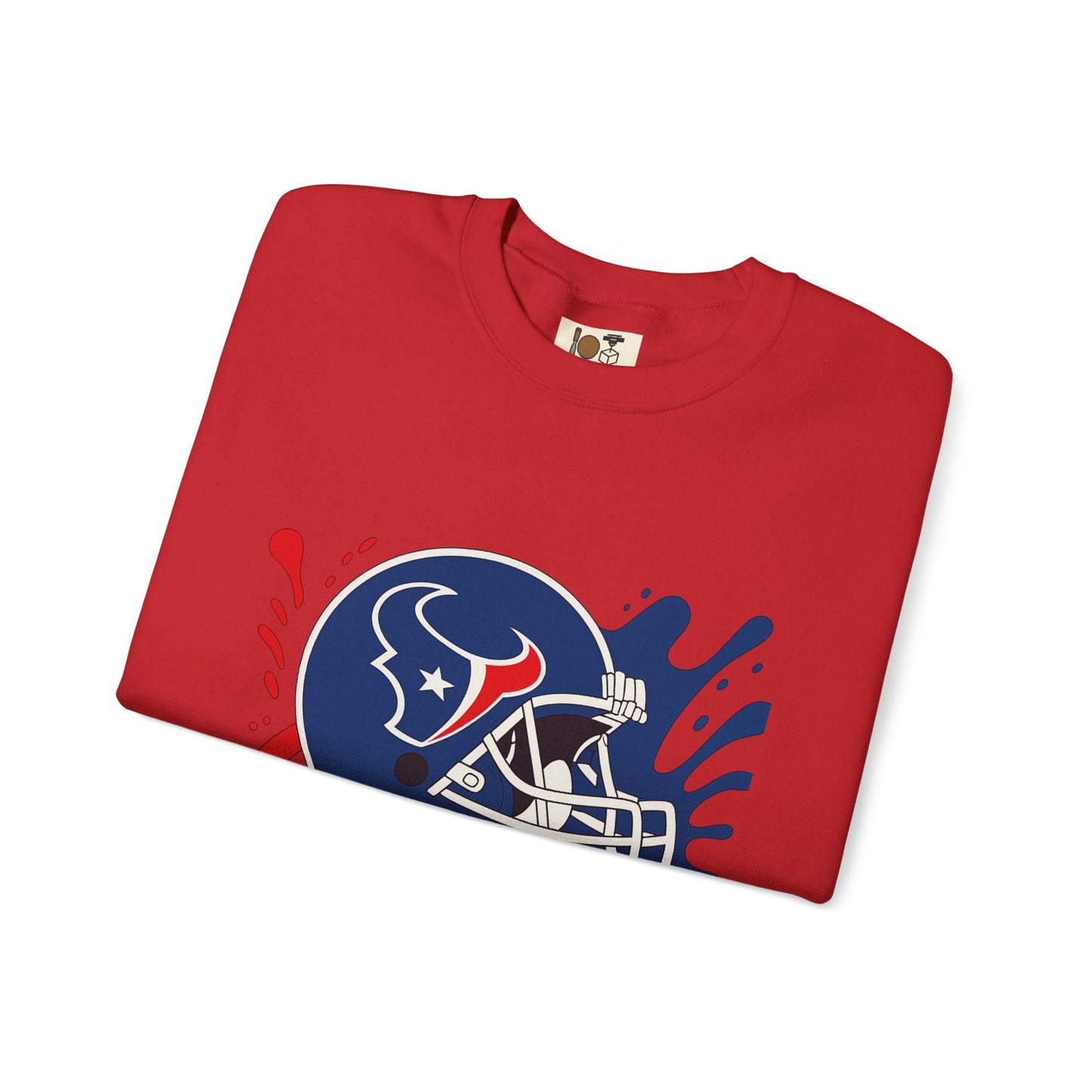 Sporty Splash Crewneck Sweatshirt - Perfect for Game Day, Football Fan Gear, Casual Style, Unisex Apparel, Gift for Sports Lovers