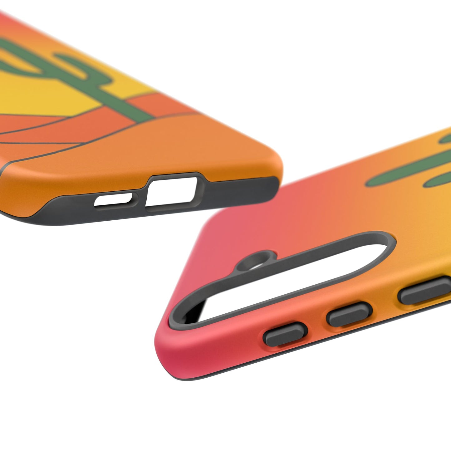 Desert Vibes Phone Case, Tough Cases, Cactus Design, Colorful Phone Cover, Summer Aesthetic, Unique Gift Idea