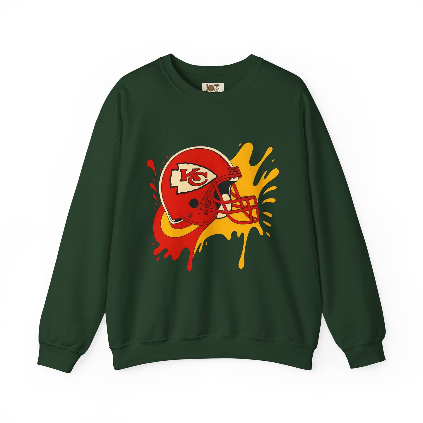 Kansas City Football Sweatshirt, Cozy Game Day Crewneck, Unisex Sportswear, Perfect for Football Fans, Team Spirit Apparel, Holiday Gift