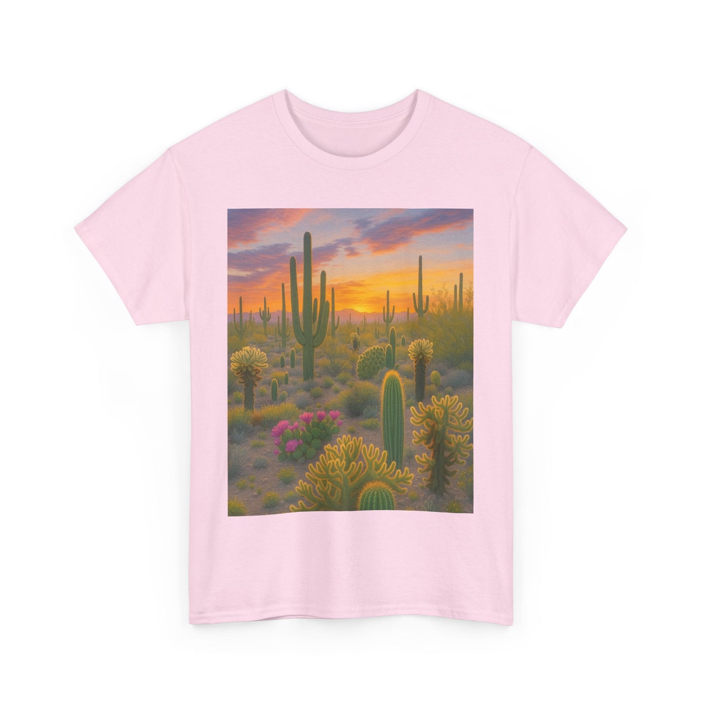 Desert Sunset Unisex Tee, Boho Style Shirt, Nature Lover Gift, Cactus [...]