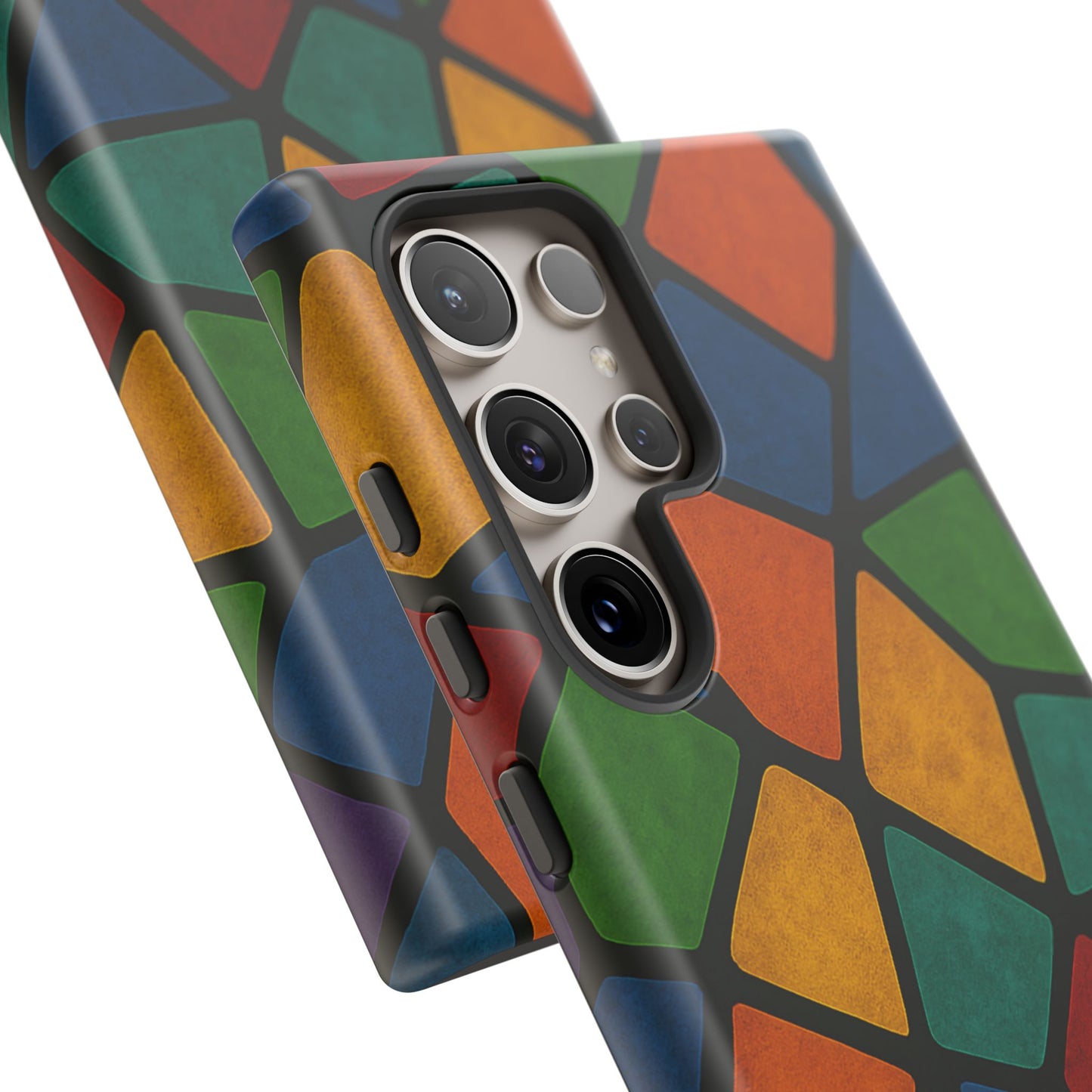 Colorful Mosaic Phone Case, Tough Cell Phone Cover, Vibrant Smartphone Protector, Unique Gift for Weddings, Birthday, Holidays
