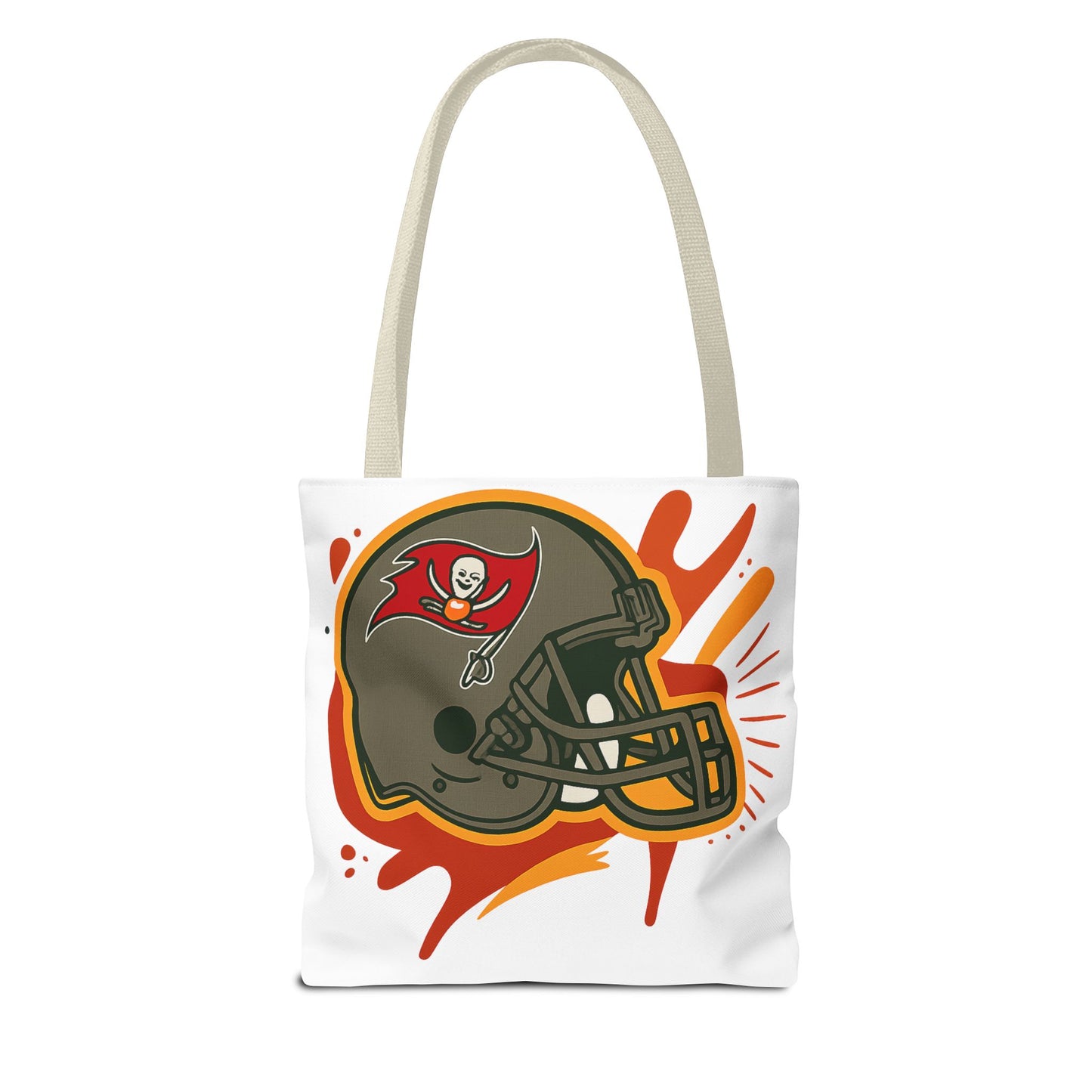 Tote Bag with Bold Football Design, Sports Tote, Game Day Bag, NFL Fan Gift, Personalized Beach Bag, Unique Shopping Tote
