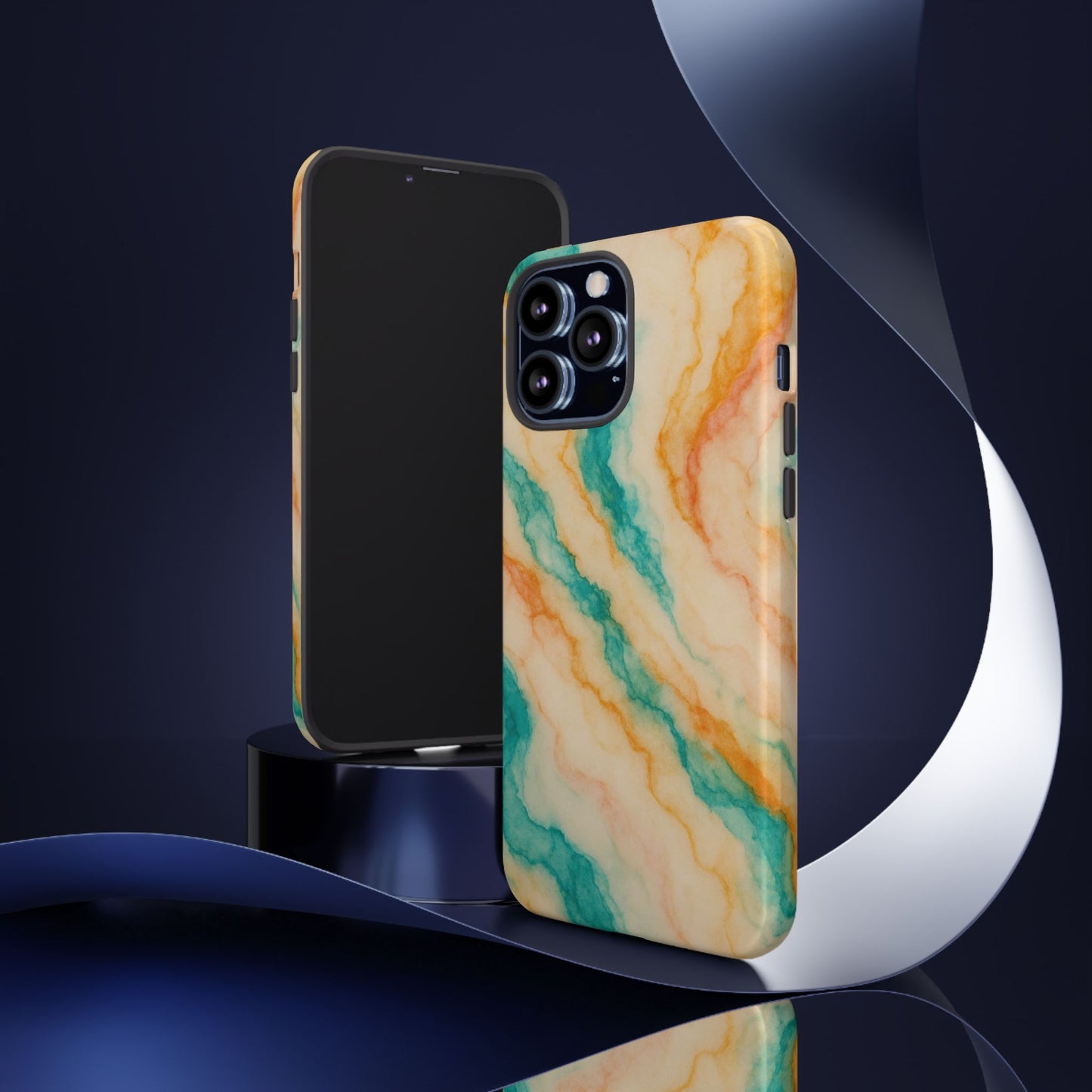 Stylish Phone Case - Tough Cases with Abstract Marble Design, Trendy Accessory, Gift for Her, Protective Case, Unique Phone Cover