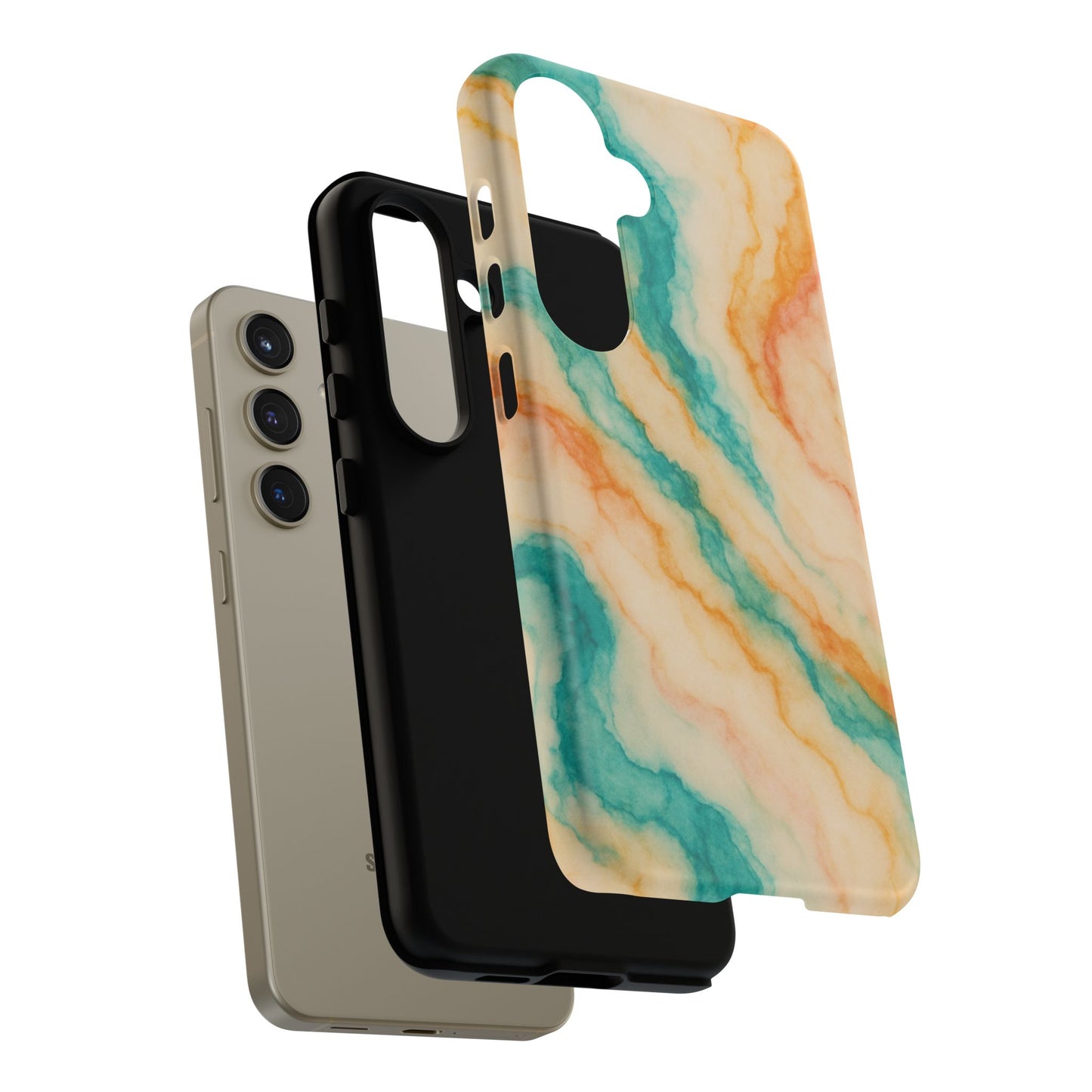 Stylish Phone Case - Tough Cases with Abstract Marble Design, Trendy Accessory, Gift for Her, Protective Case, Unique Phone Cover