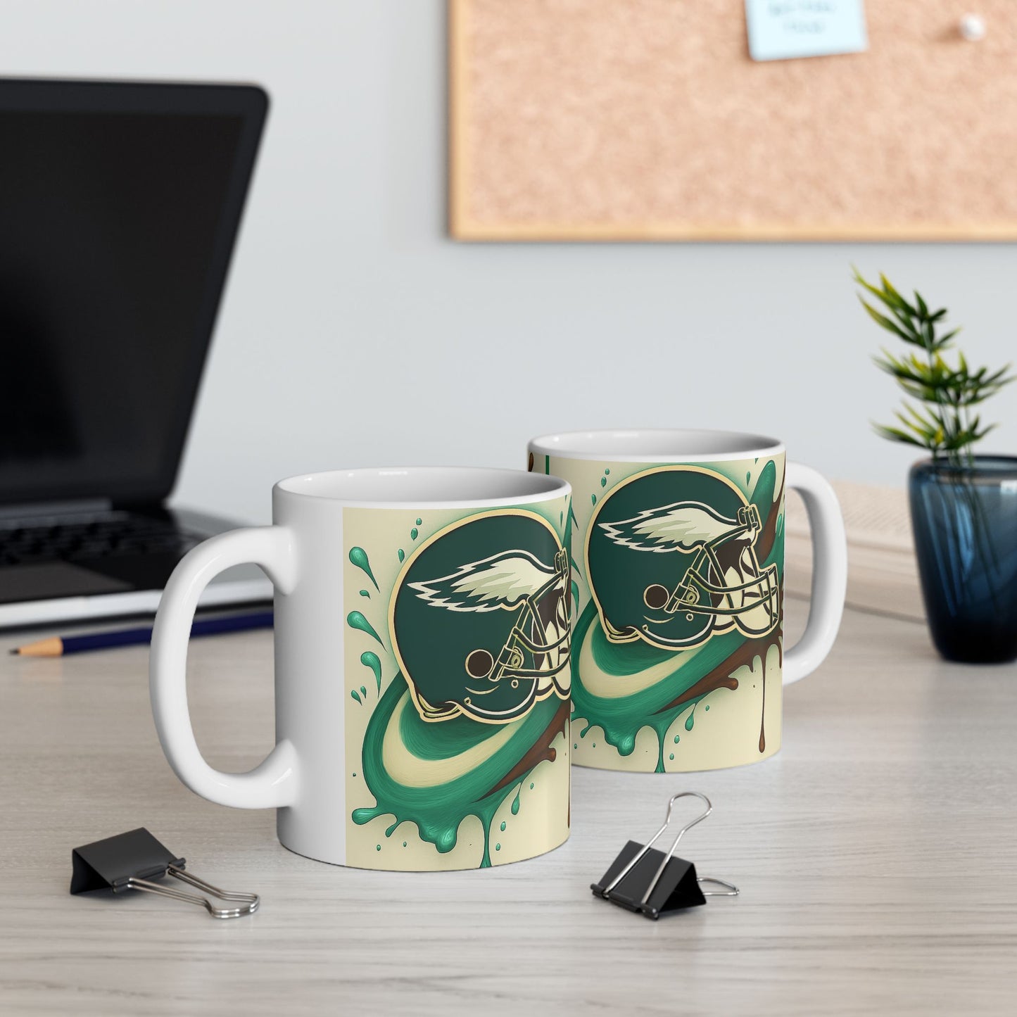 Sporty Ceramic Mug for Coffee Lovers, Fun Gift for Sports Fans, Unique Drinkware for Game Days, Personalized Team Mug, 11oz and 15oz Sizes