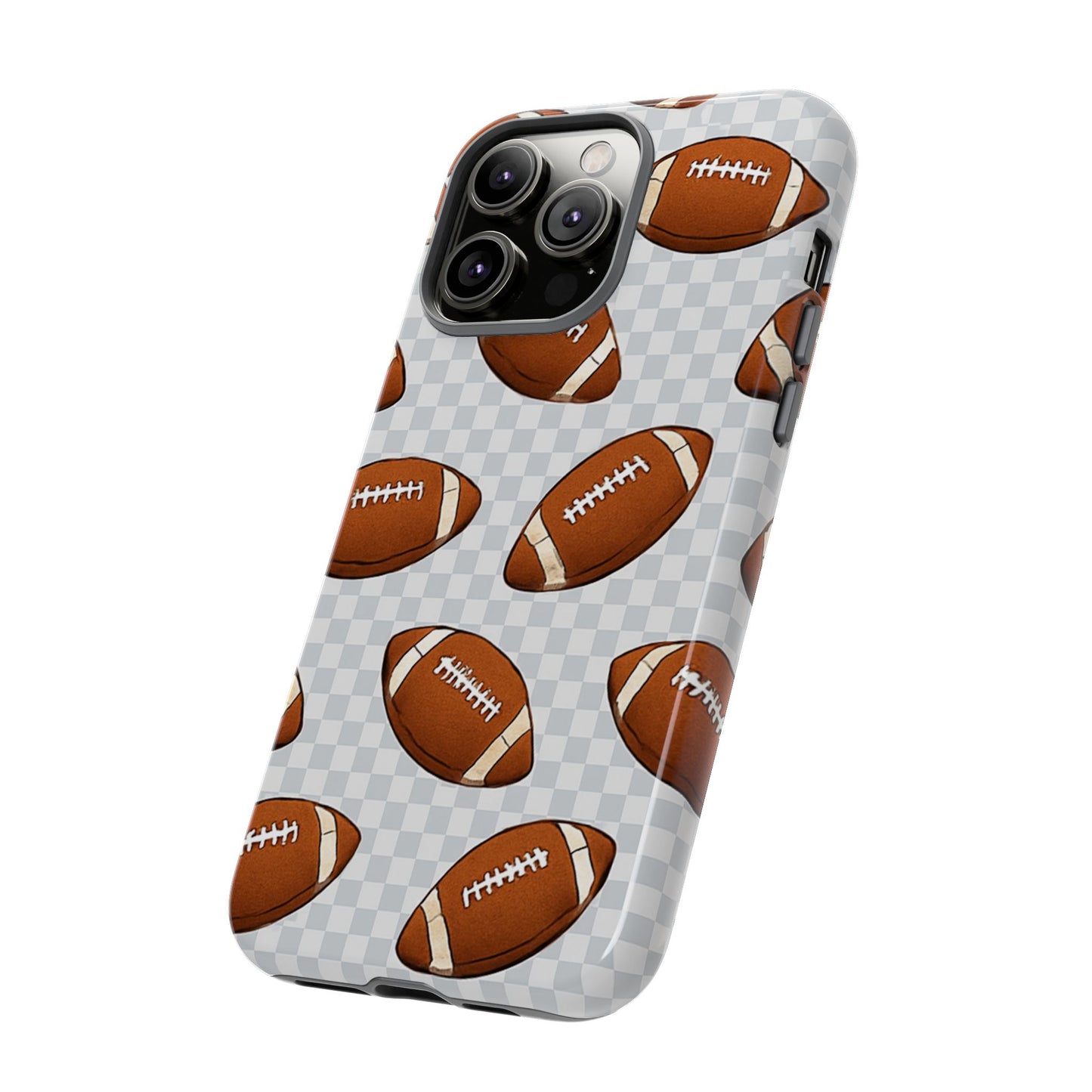 Football Phone Case, Tough Cases for Sports Fans, Unique Gift for Football Lovers, Protective Decor, Athletic Accessories