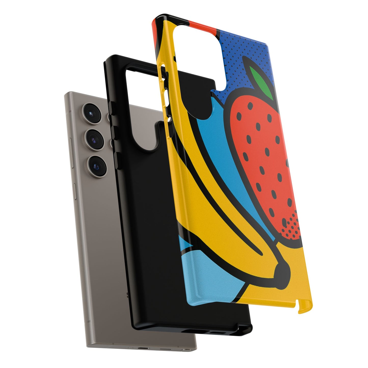 Colorful Fruit Phone Case - Tough Cases - Fun, Vibrant, Unique, Gifts for Friends, Summer Accessories, Trendy Phone Protector