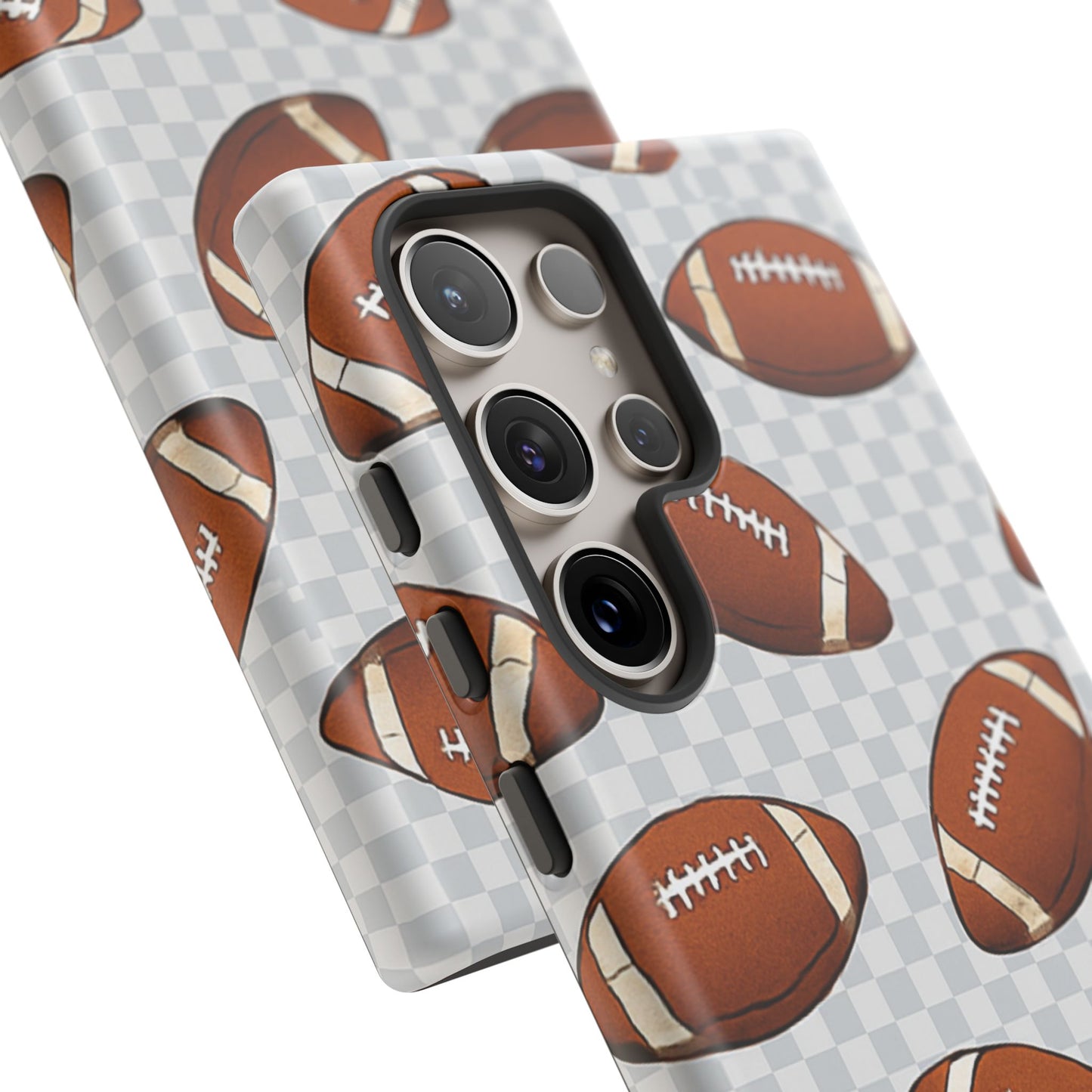 Football Phone Case, Tough Cases for Sports Fans, Unique Gift for Football Lovers, Protective Decor, Athletic Accessories