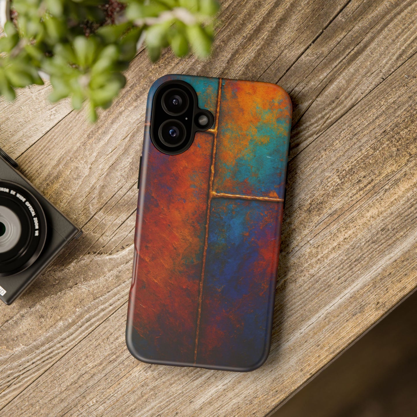 Vibrant Phone Case, Colorful Tough Case Cover, Artistic Phone Protector, Unique Smartphone Accessories, Gift for Tech Lovers