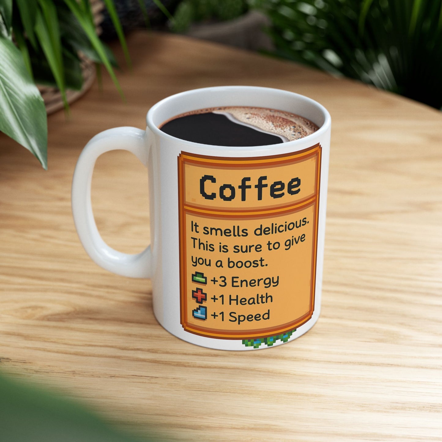 Cozy Game-Inspired Ceramic Mug, Perfect for Coffee Lovers, Gift for Gamers, Fun Kitchen Decor, Video Game Enthusiast Mug