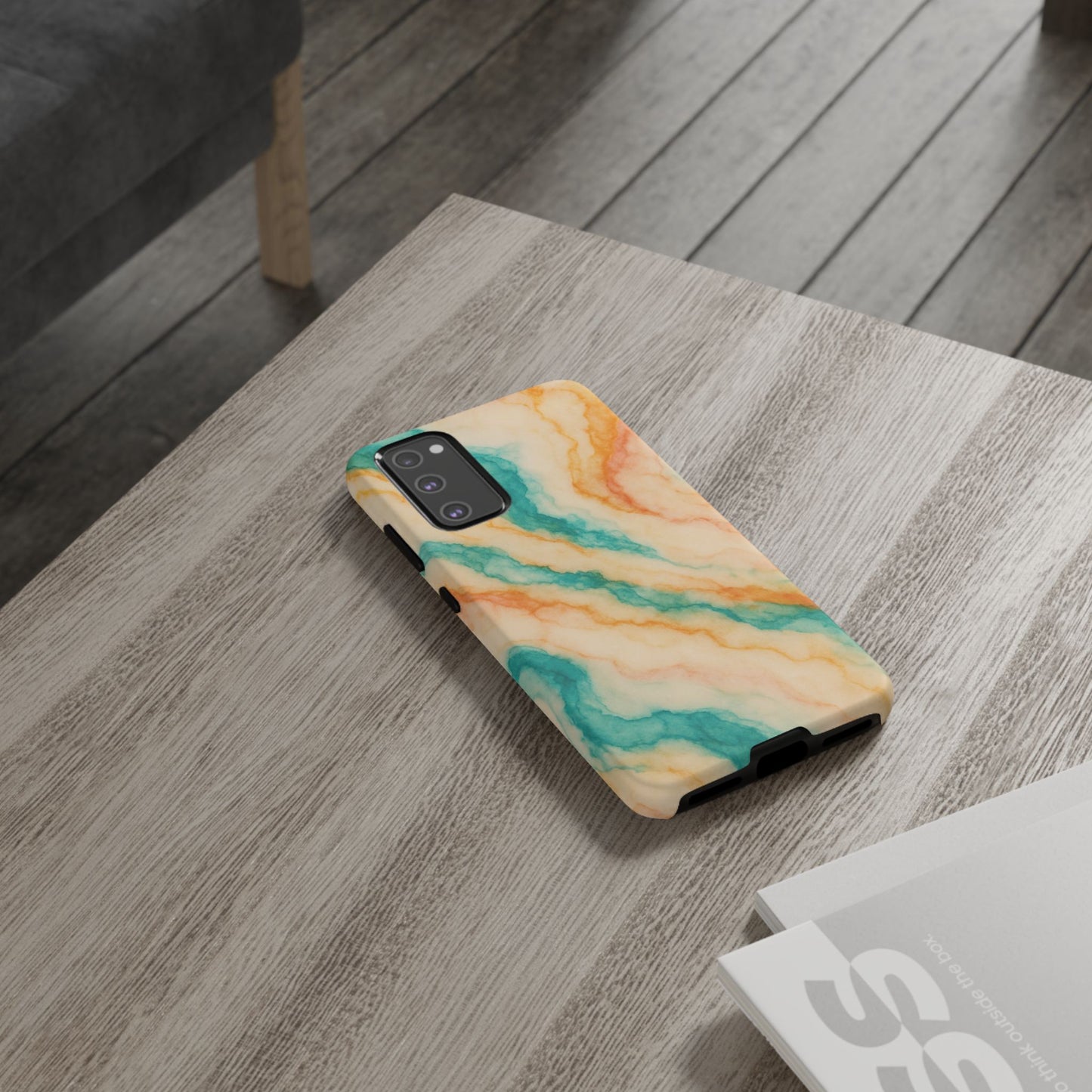 Stylish Phone Case - Tough Cases with Abstract Marble Design, Trendy Accessory, Gift for Her, Protective Case, Unique Phone Cover