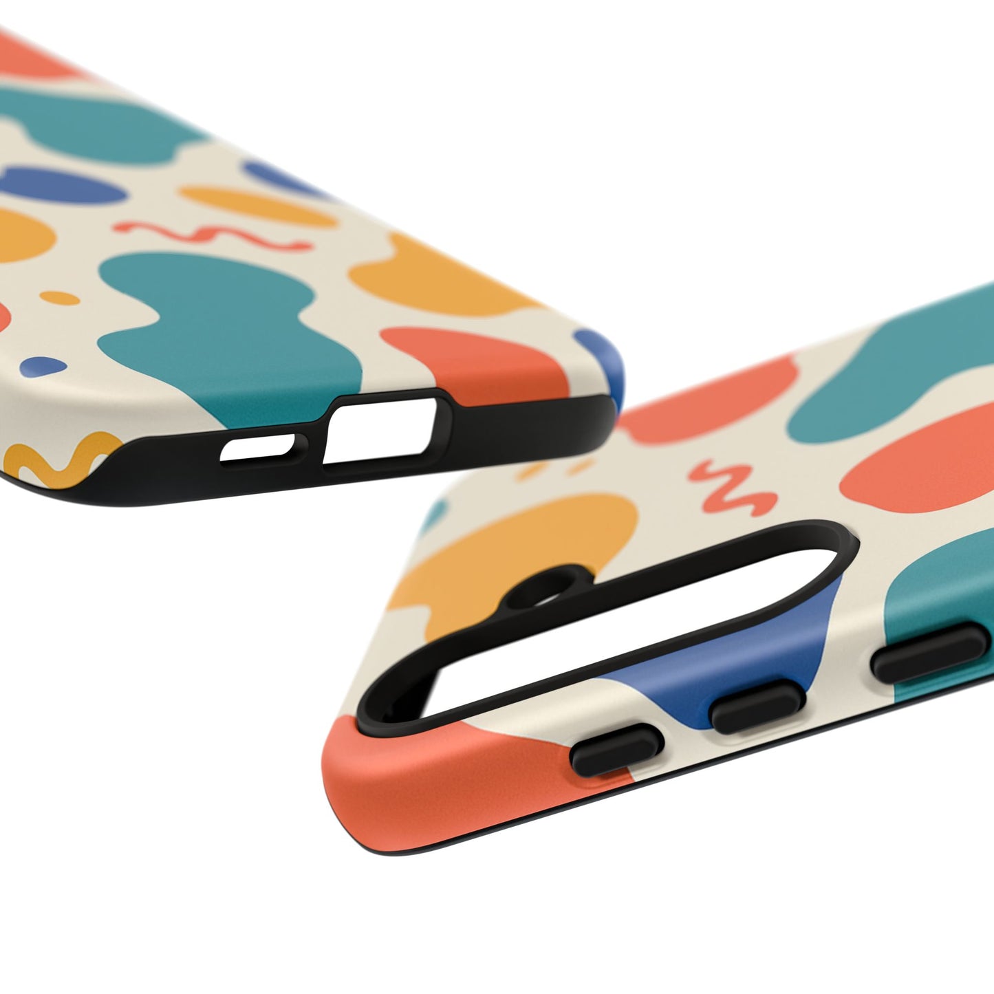 Colorful Phone Case with Abstract Design, Stylish Phone Cover, Trendy Tech Accessory for Her, Unique Gift Idea, Fun Patterned Case