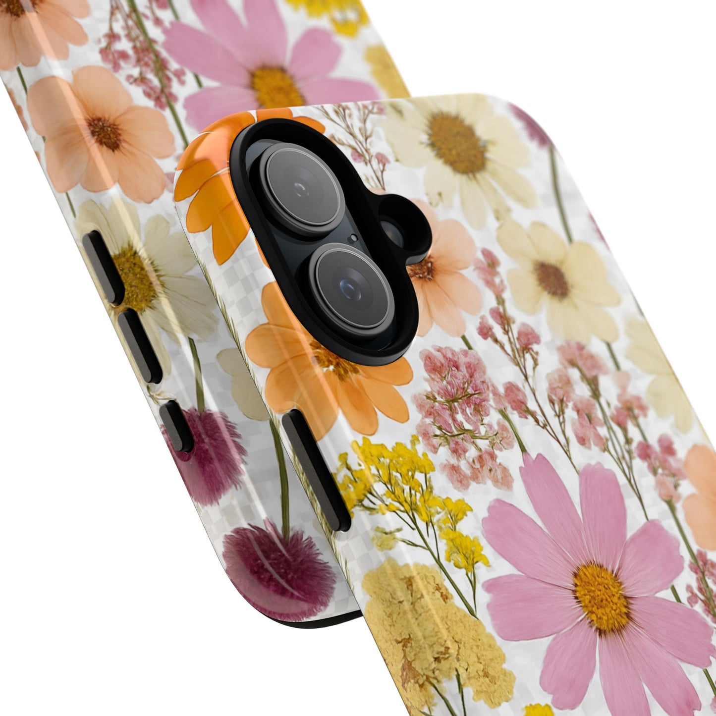 Floral Phone Case - Tough Cases, Stylish Protective Cover, Flower Design, Trendy Gift, Nature Lover Accessory, DRIED FLOWERS