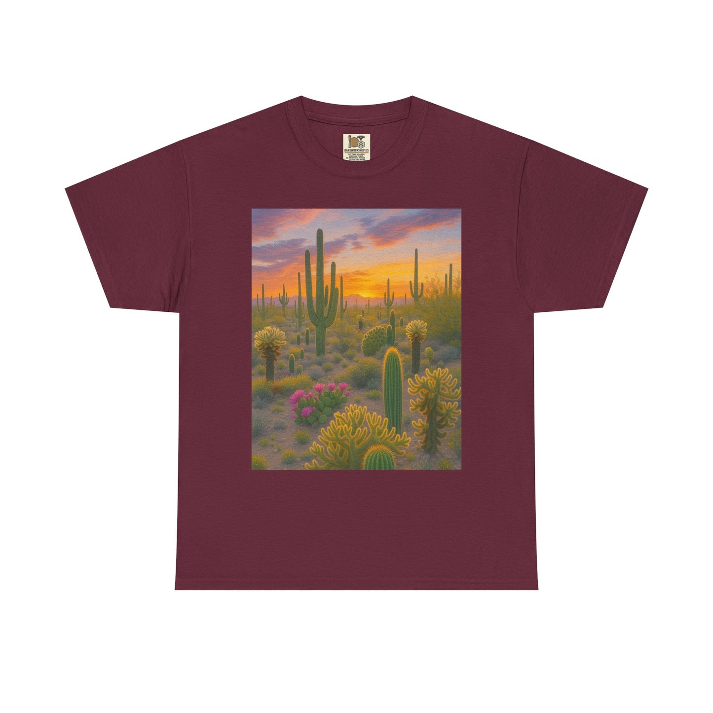 Desert Sunset Unisex Tee, Boho Style Shirt, Nature Lover Gift, Cactus [...]