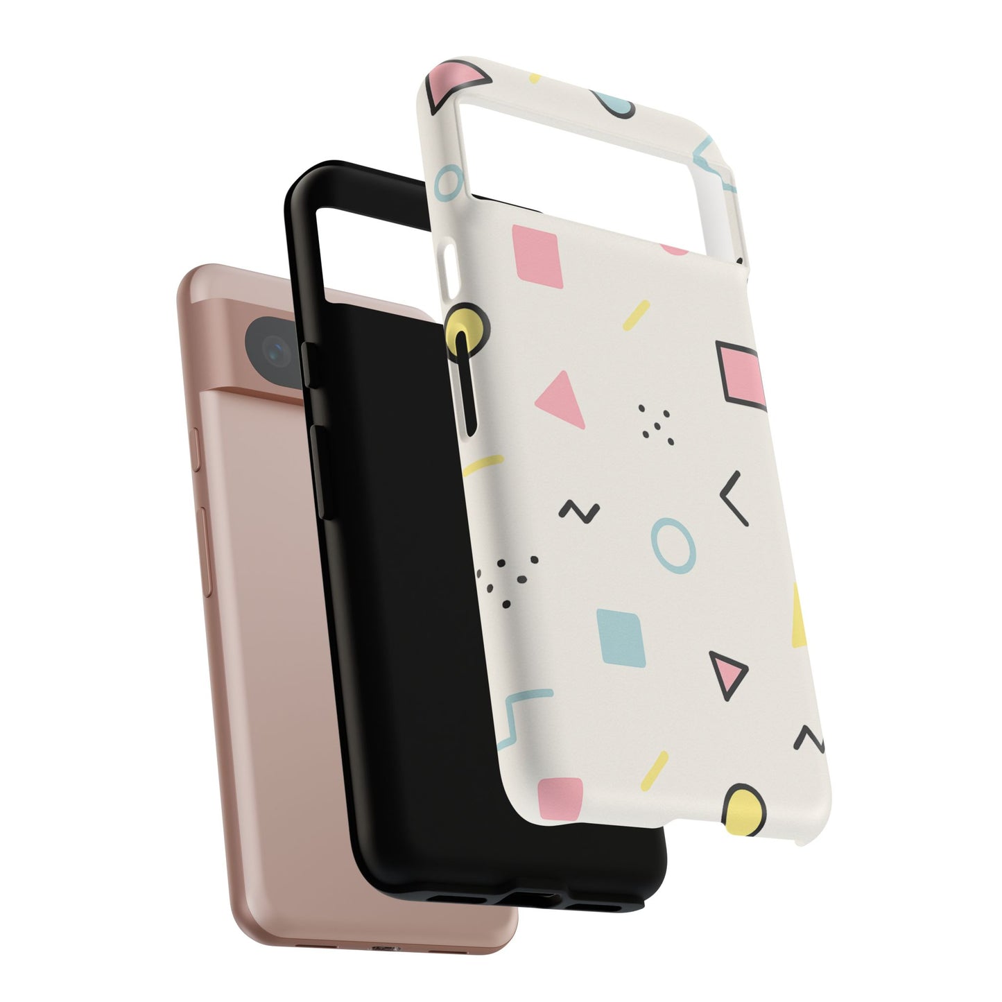 Geometric Phone Case - Stylish Tough Cases for Trendsetters, Unique Phone Covers, Modern Accessories, Gift Ideas for Her