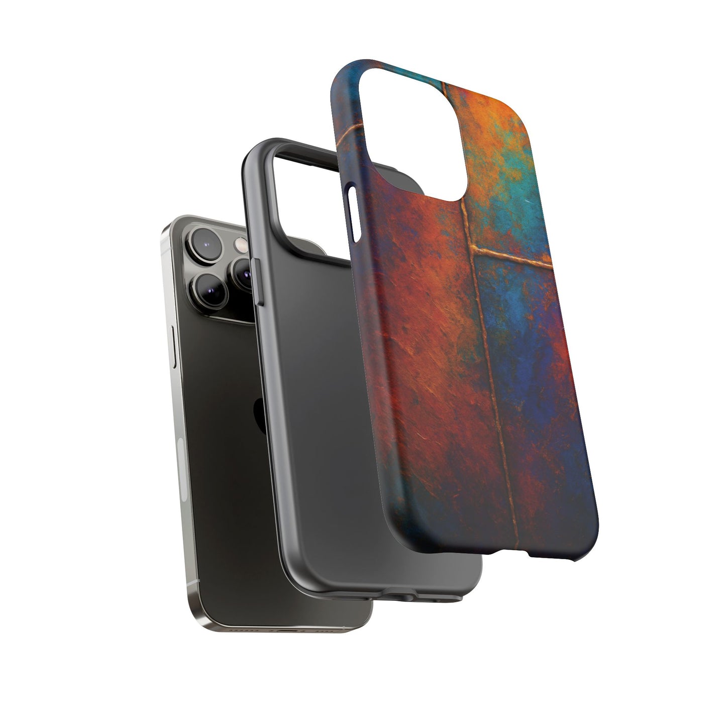 Vibrant Phone Case, Colorful Tough Case Cover, Artistic Phone Protector, Unique Smartphone Accessories, Gift for Tech Lovers
