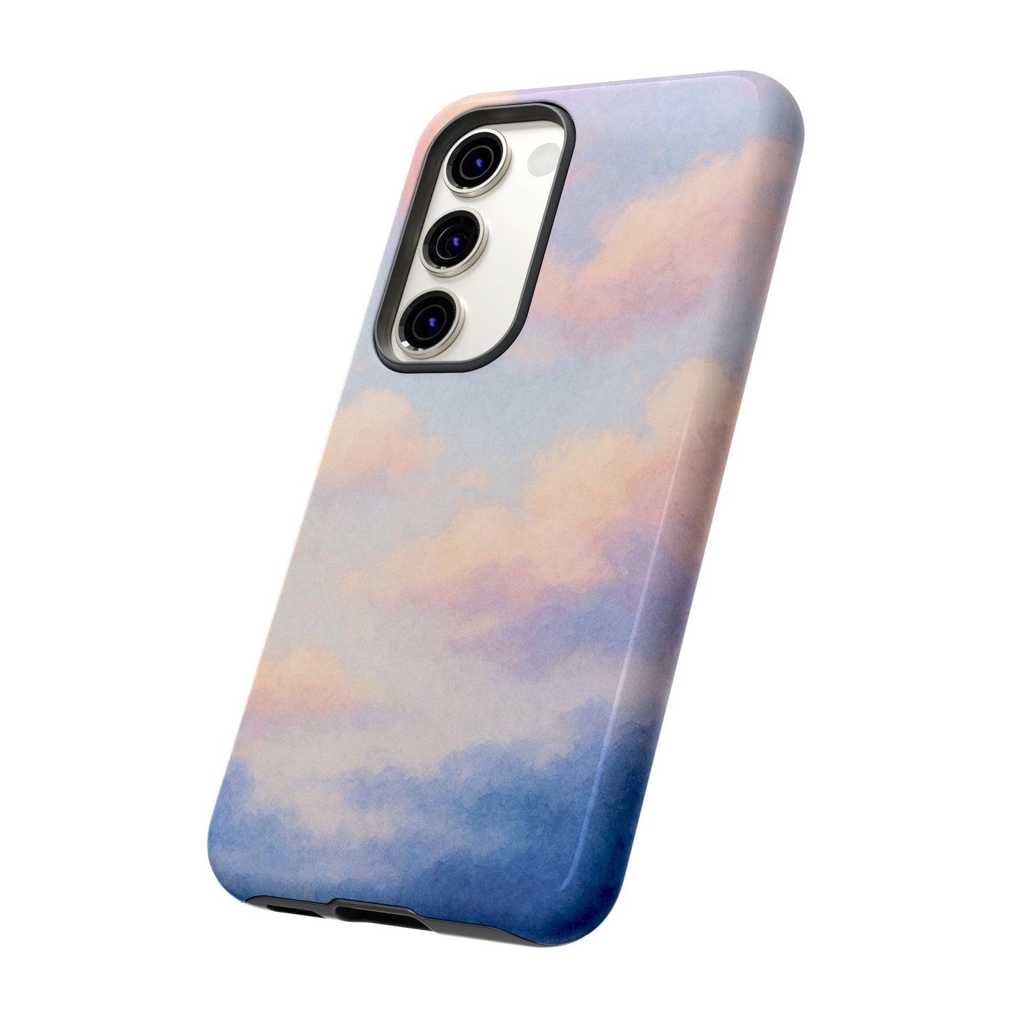 Sky Blue Cloud Phone Case, Tough Phone Cover, Aesthetic Cell Phone Accessory, Gift for Teen, Trendy Tech Protection