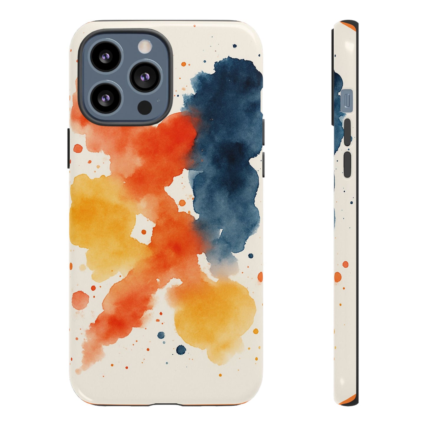 Watercolor Phone Case - Abstract Design, Tough Cases for Men & Women, Stylish Gift, Artistic Accessory for All Occasions