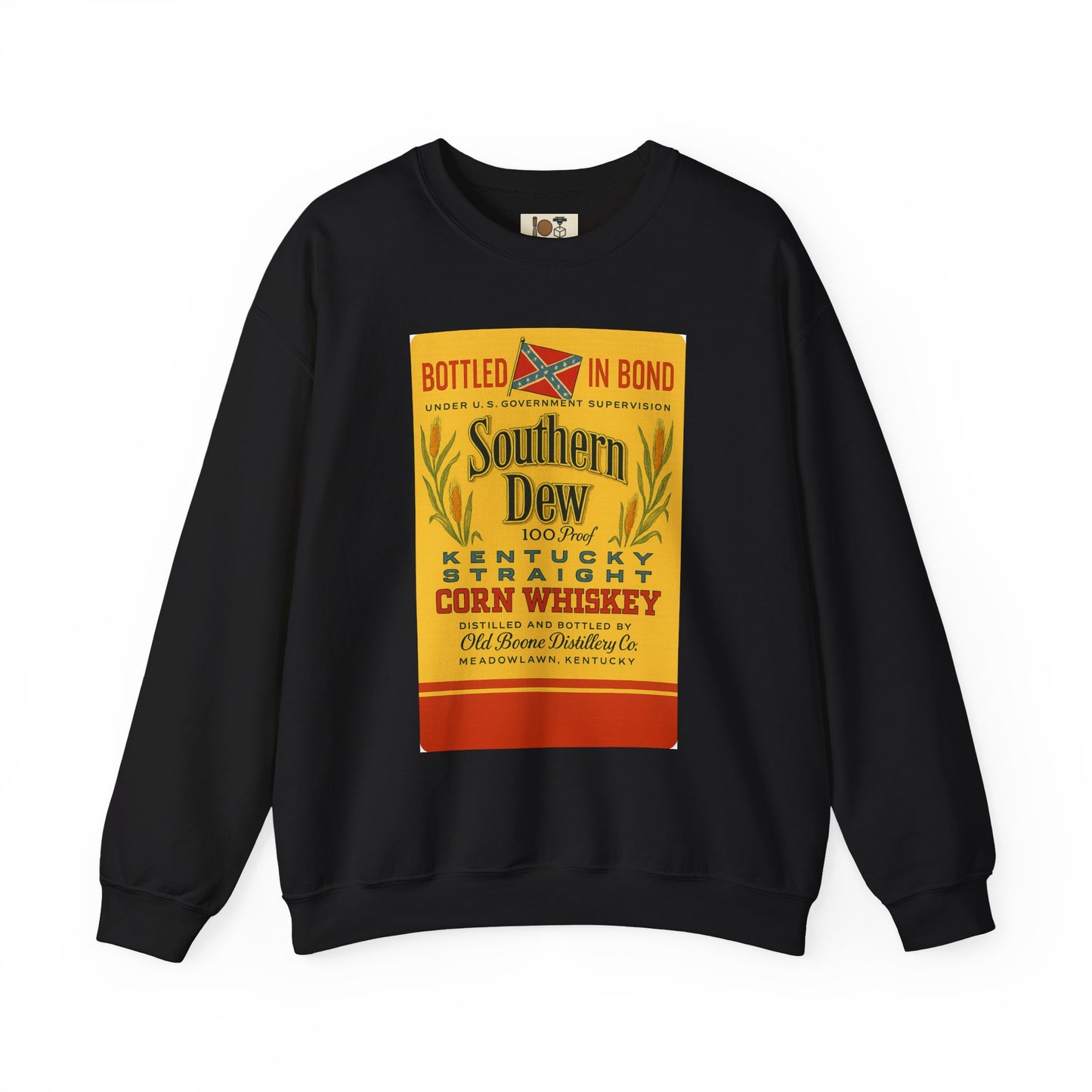 Southern Dew Whiskey Crewneck Sweatshirt | Cozy Unisex Pullover for Parties, Gifting, Birthdays, Whiskey Lovers