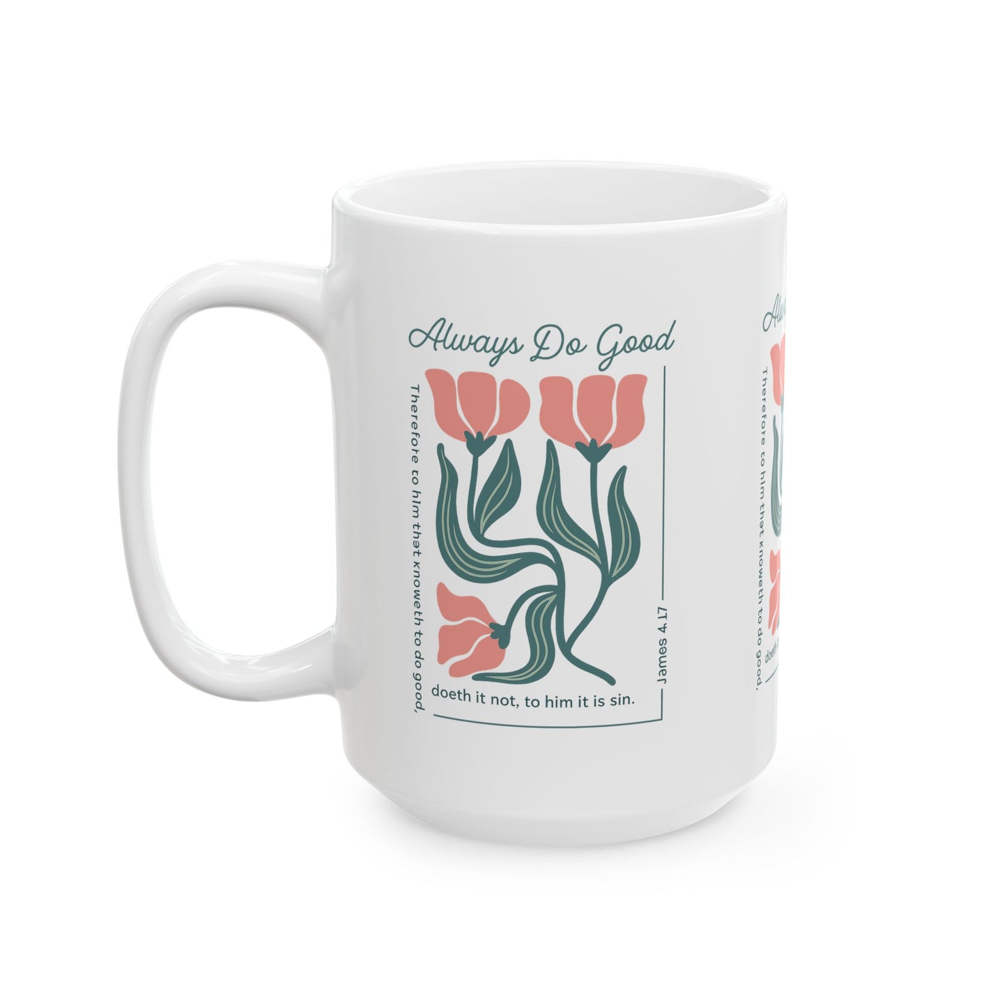 Uplifting Floral Ceramic Mug: Always Do Good Inspirational Gift, Motivational Coffee Cup, Encouraging Tea Mug, Perfect for Mother's [...]